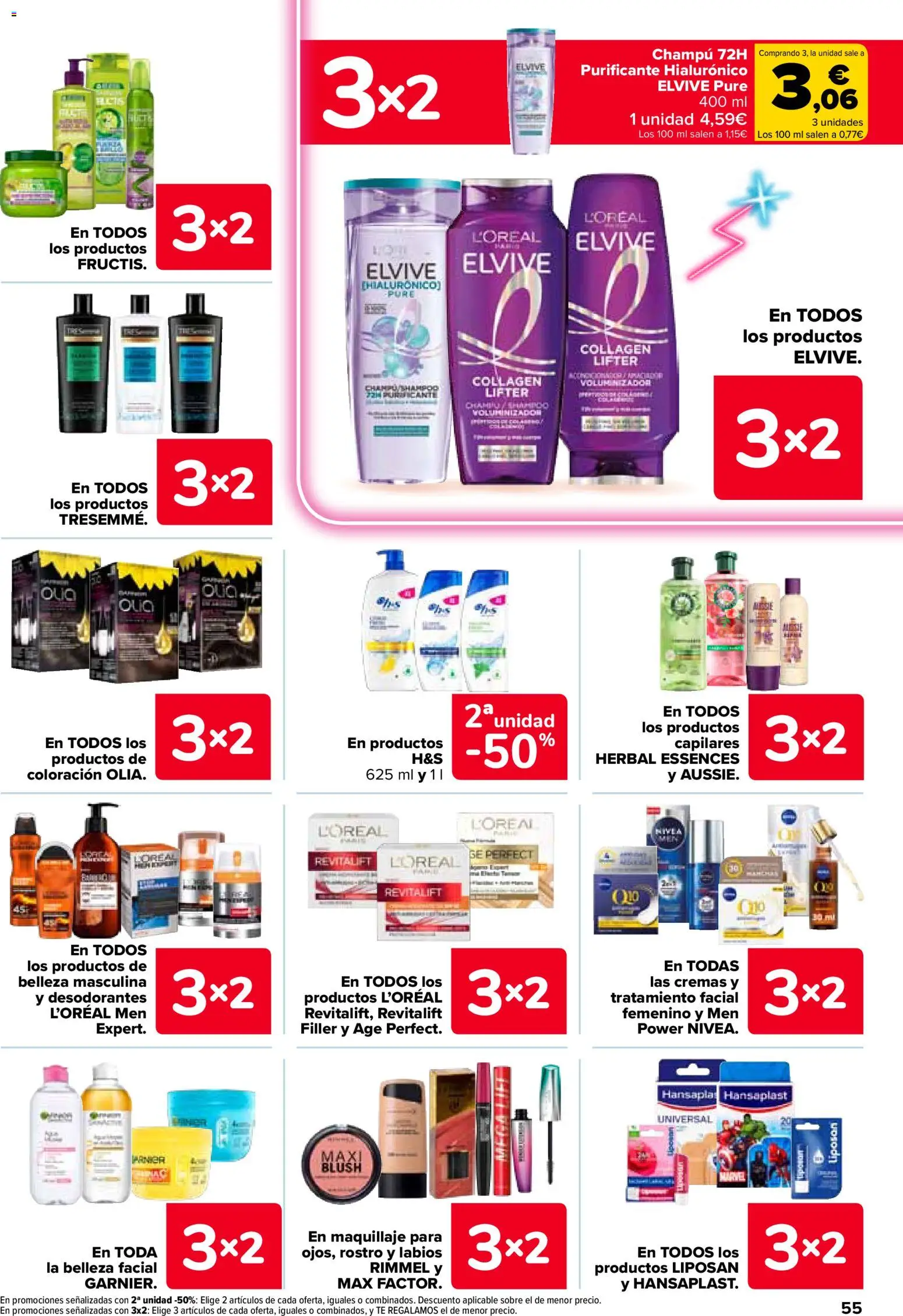 Carrefour folleto │ válido desde el 07.04.2026 | Página: 59 | Productos: Maquillaje, Champú, Té