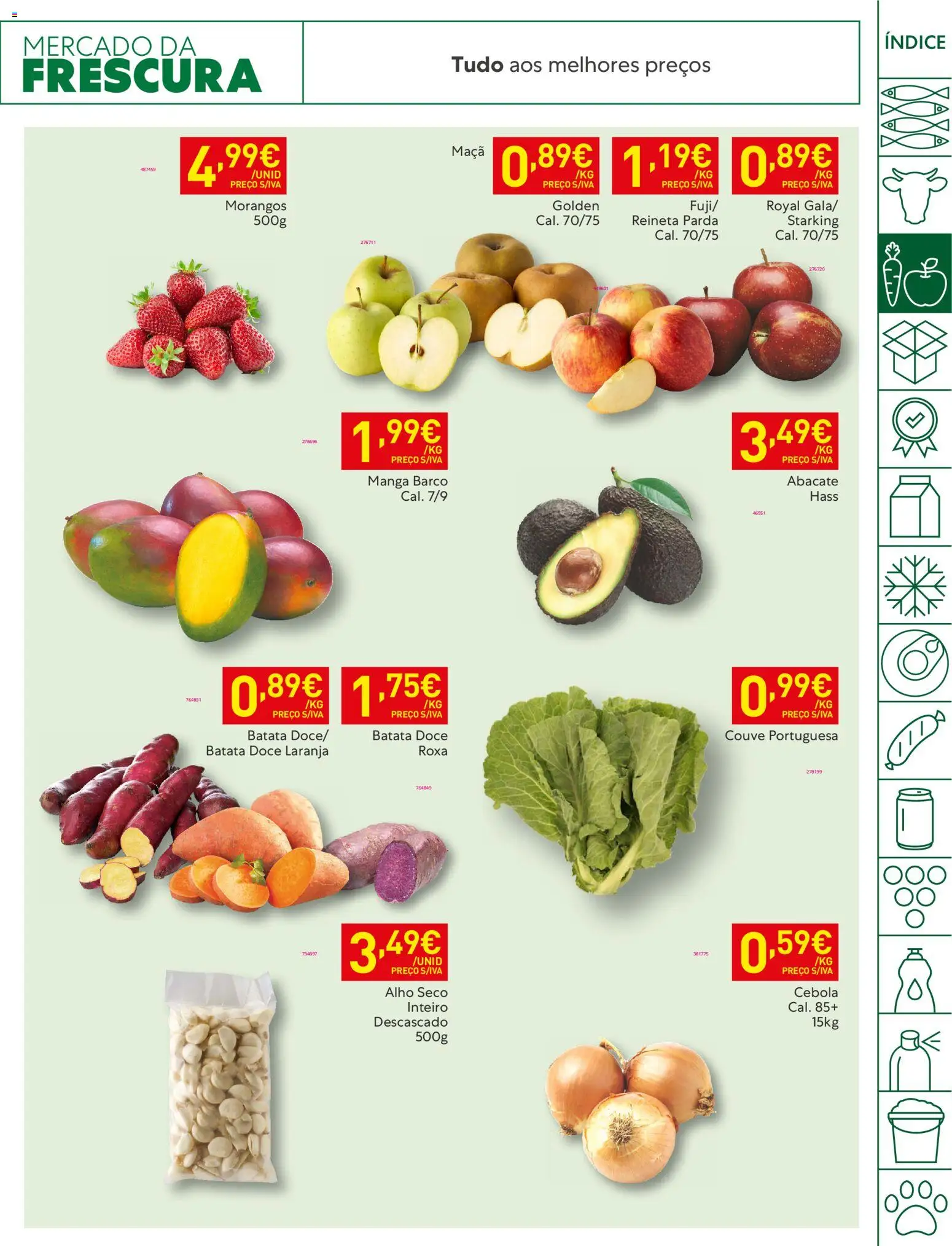 Recheio folheto │ válido de 13.01.2026 | Página: 5 | Produtos: Cebola, Maça, Morangos, Couve