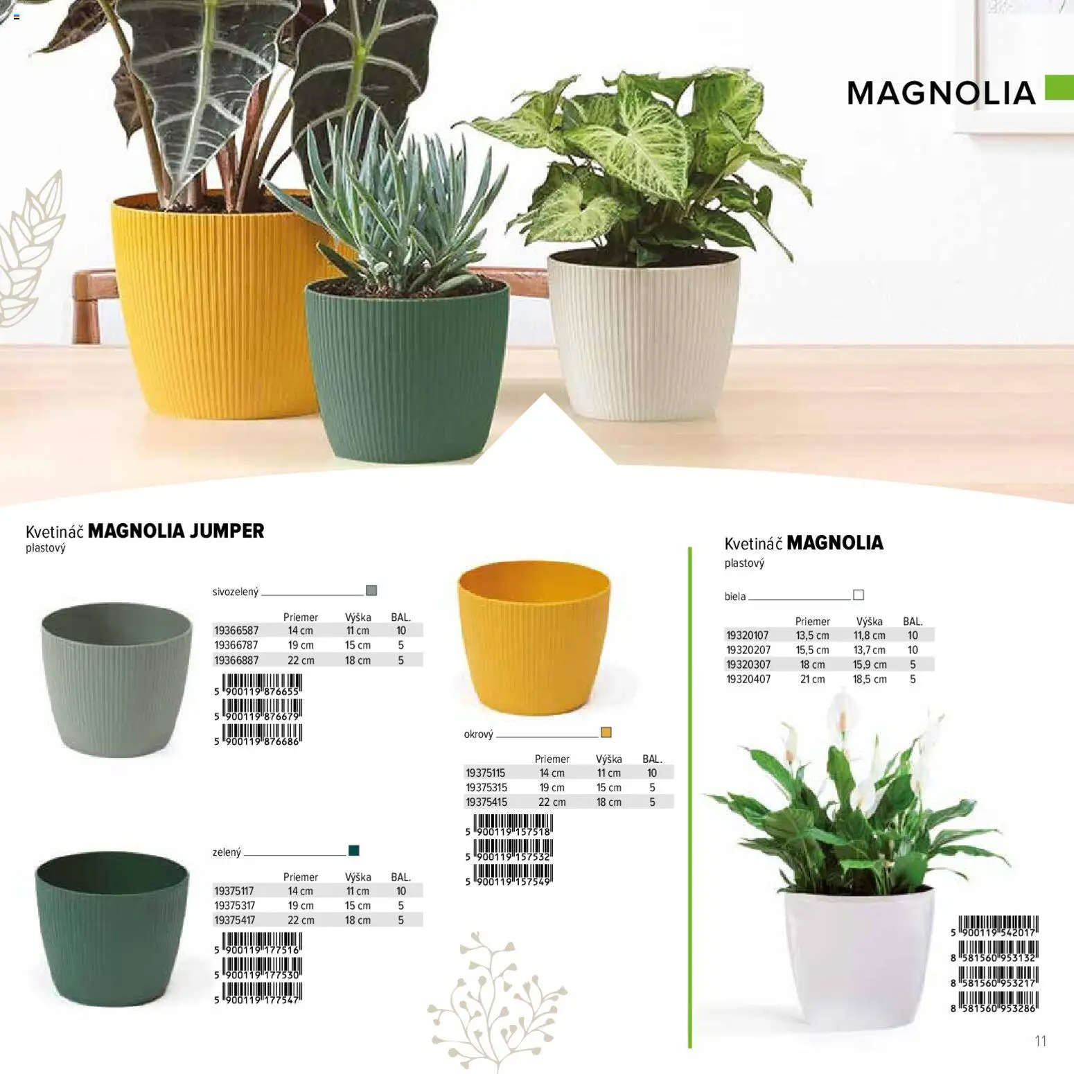 Nové Kinekus akcie – leták je platný od 02.03.2026 | Strana: 11 | Produkty: Kvetináč