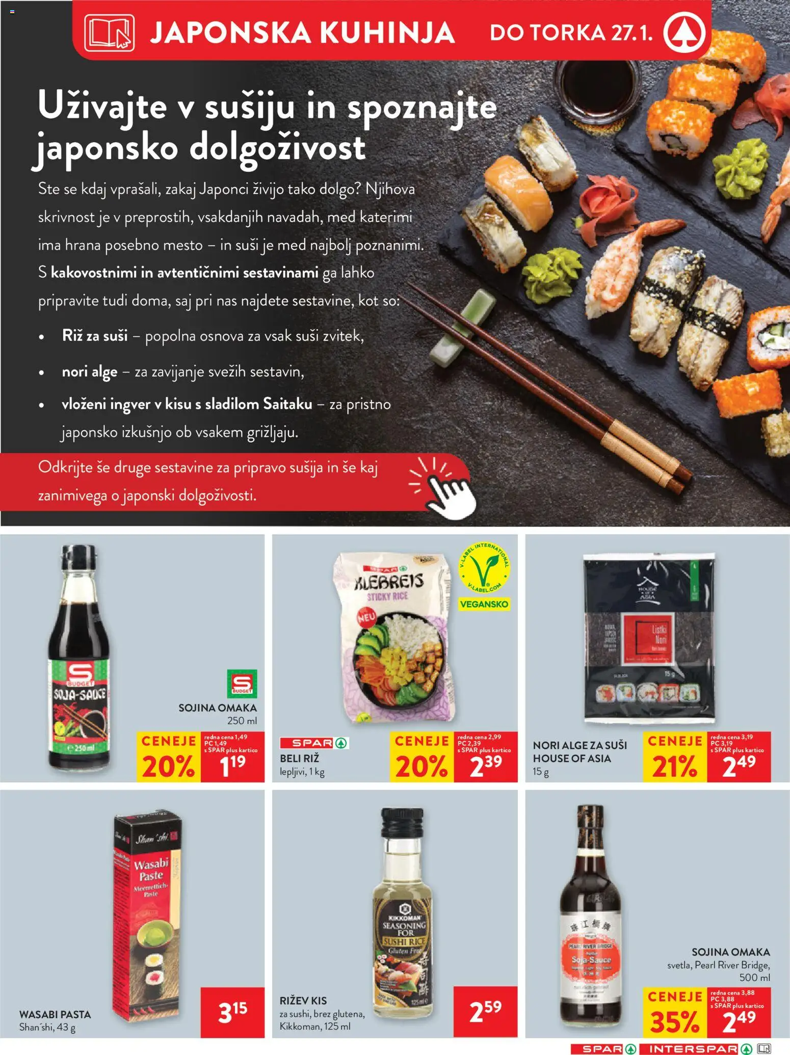 Novi Spar katalog ponudbe – veljaven od 21.01.2026 | Stran: 19 | Izdelki: Βαλσάμικο ξύδι, Kuhinja, Kis, Riz