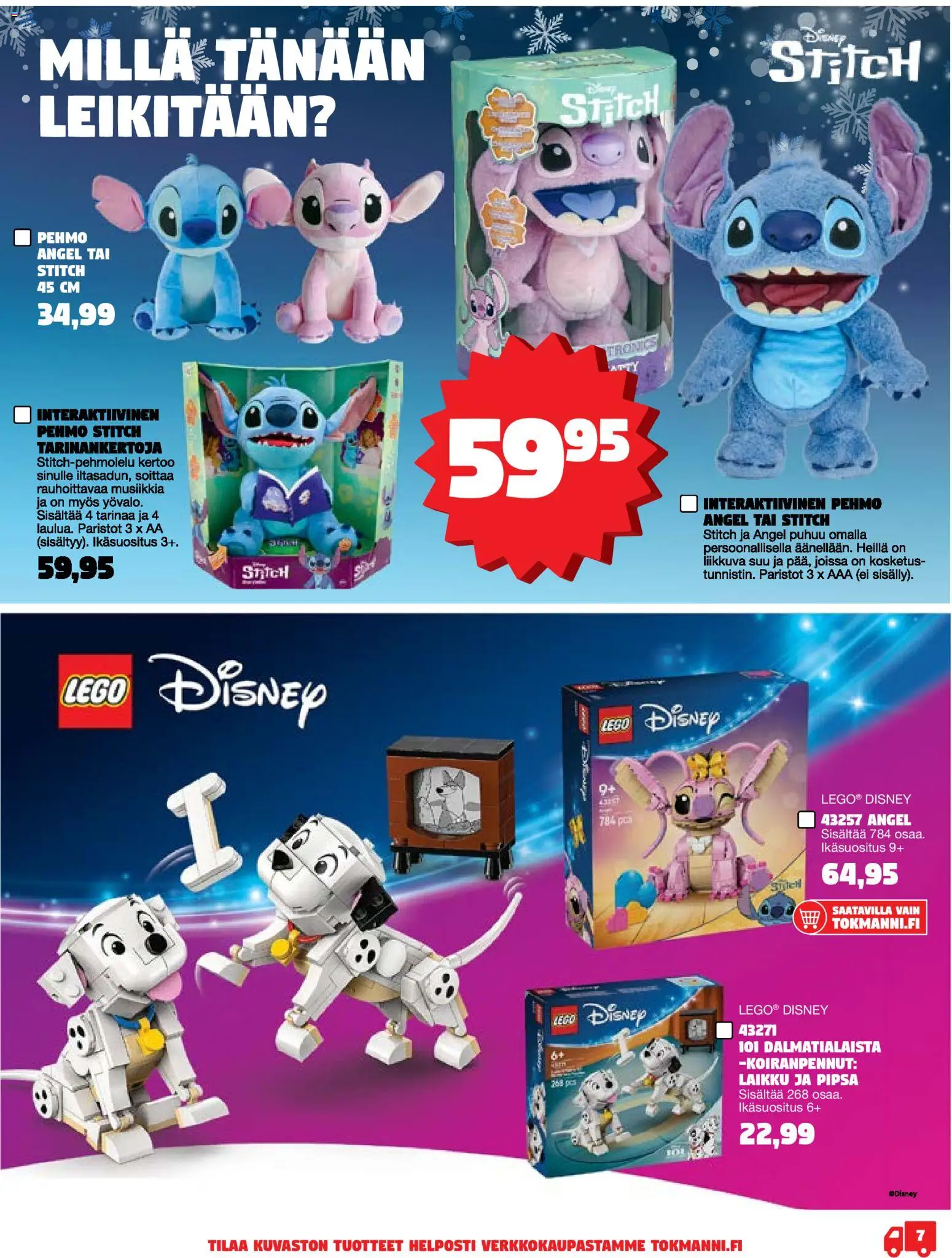 Tokmanni - Joululelukuvasto – voimassa 03.11.2025 alkaen | Sivu: 7 | Tuotteet: Paristot