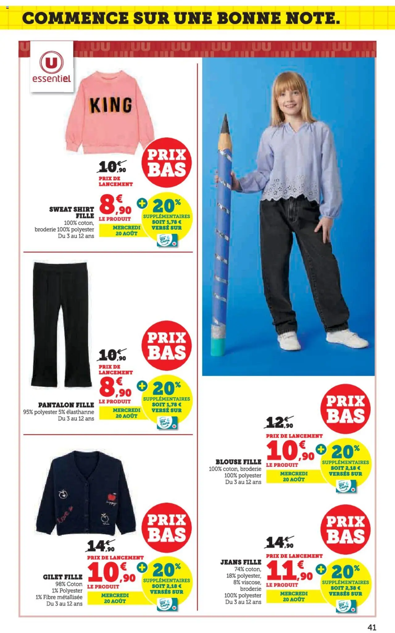  | Page: 41 | Produits: Jeans, Coton, Gilet, Pantalon