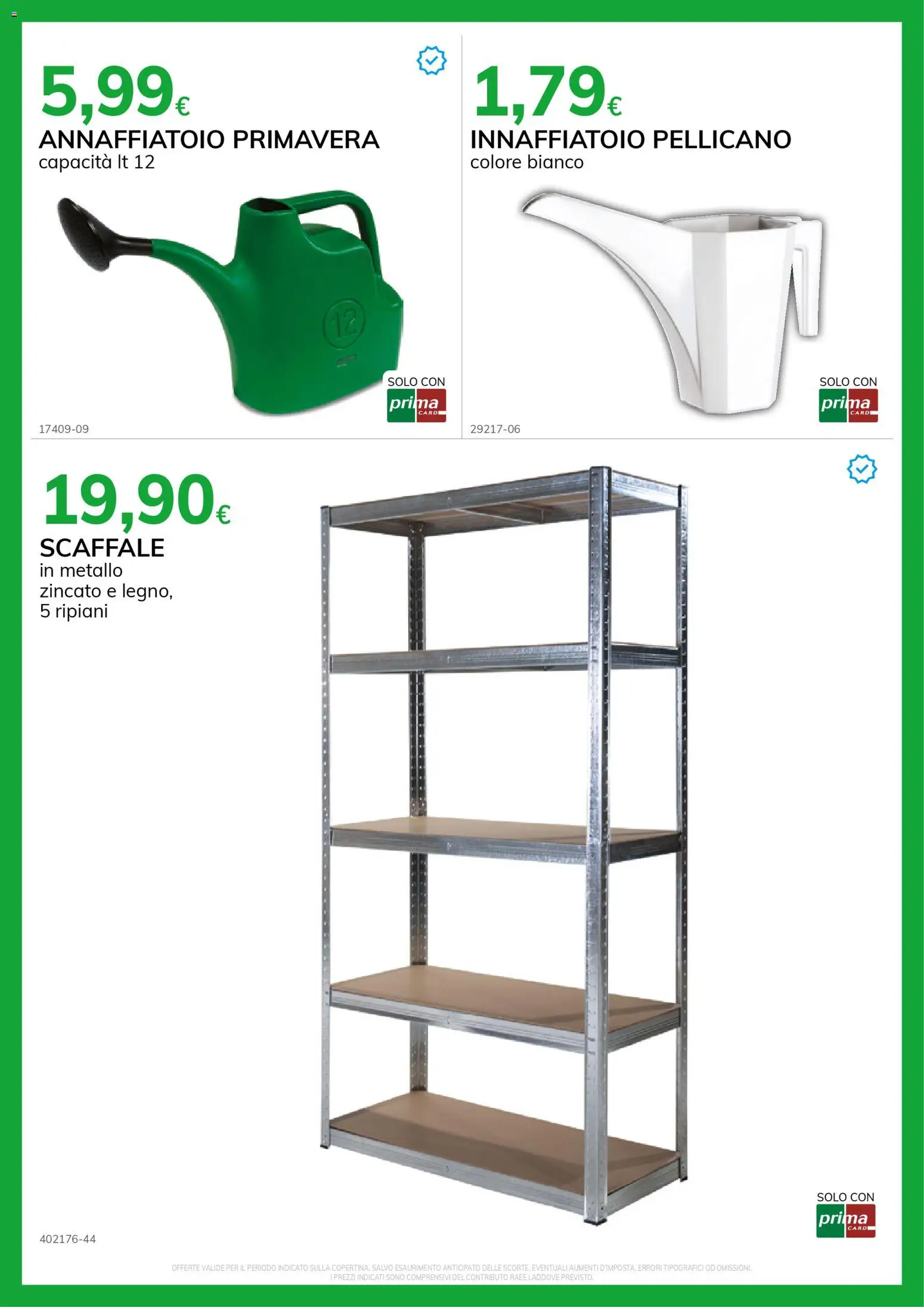 Volantino Basko del 10.03.2026 | Pagina: 6 | Prodotti: Annaffiatoio, Scaffale