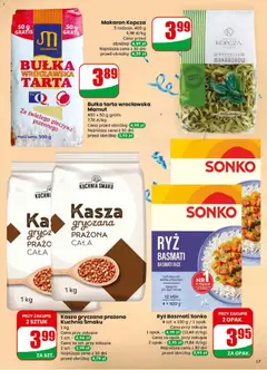 Pogląd oferty "Bułka tarta wrocławska Mamut, 450 + 50 g gratis" - ważna od 31.12.2025 | Strona: 17 | Produkty: Kasza gryczana, Bułka tarta, Ryż, Ryż basmati