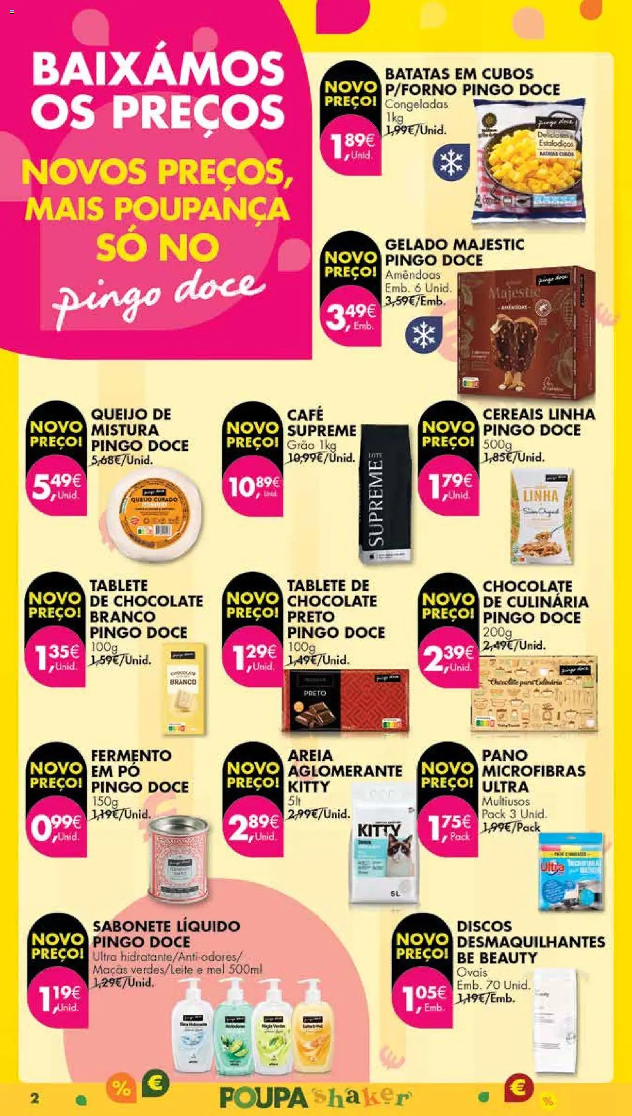 Pingo Doce Poupe Esta Semana Madeira │ válido de 05.08.2025 | Página: 2 | Produtos: Amêndoas, Sabonete, Gelado, Queijo