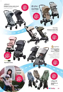Ponuda Baby Center - Pregled kataloga iz trgovine Baby Center, vrijedi od 19.03.2026 | Stranica: 29 | Proizvodi: Bicikl, Kolica, Kišobran