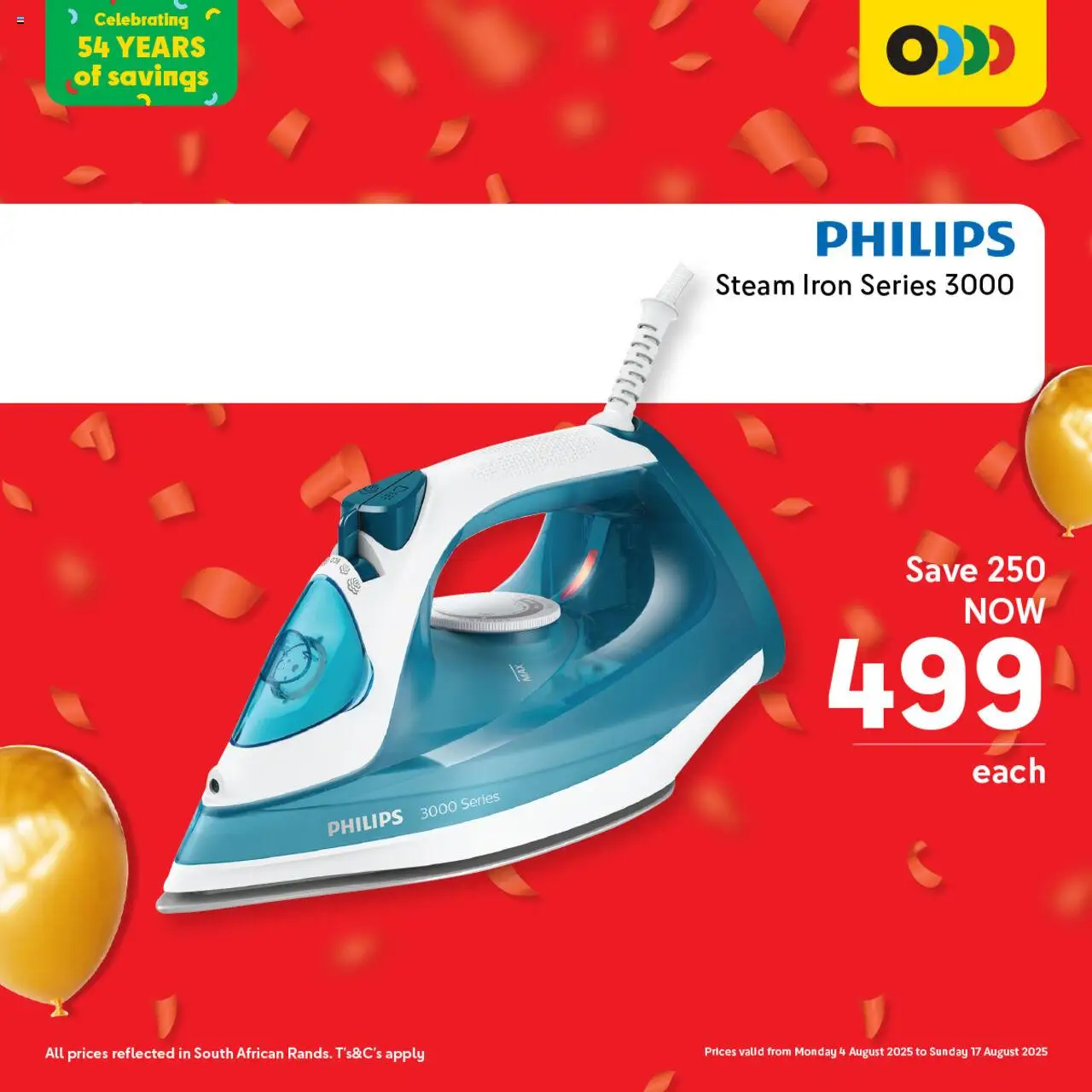 Makro Birthday Deals Kitchen │ valid from 04.08.2025 | Page: 2 | Products: Iron