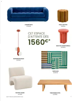 La Redoute - Prévisualisation de La Redoute catalogue Printemps valide à partir de 01.04.2025 | Page: 15 | Produits: Suspension, Canapé, Table, Tapis