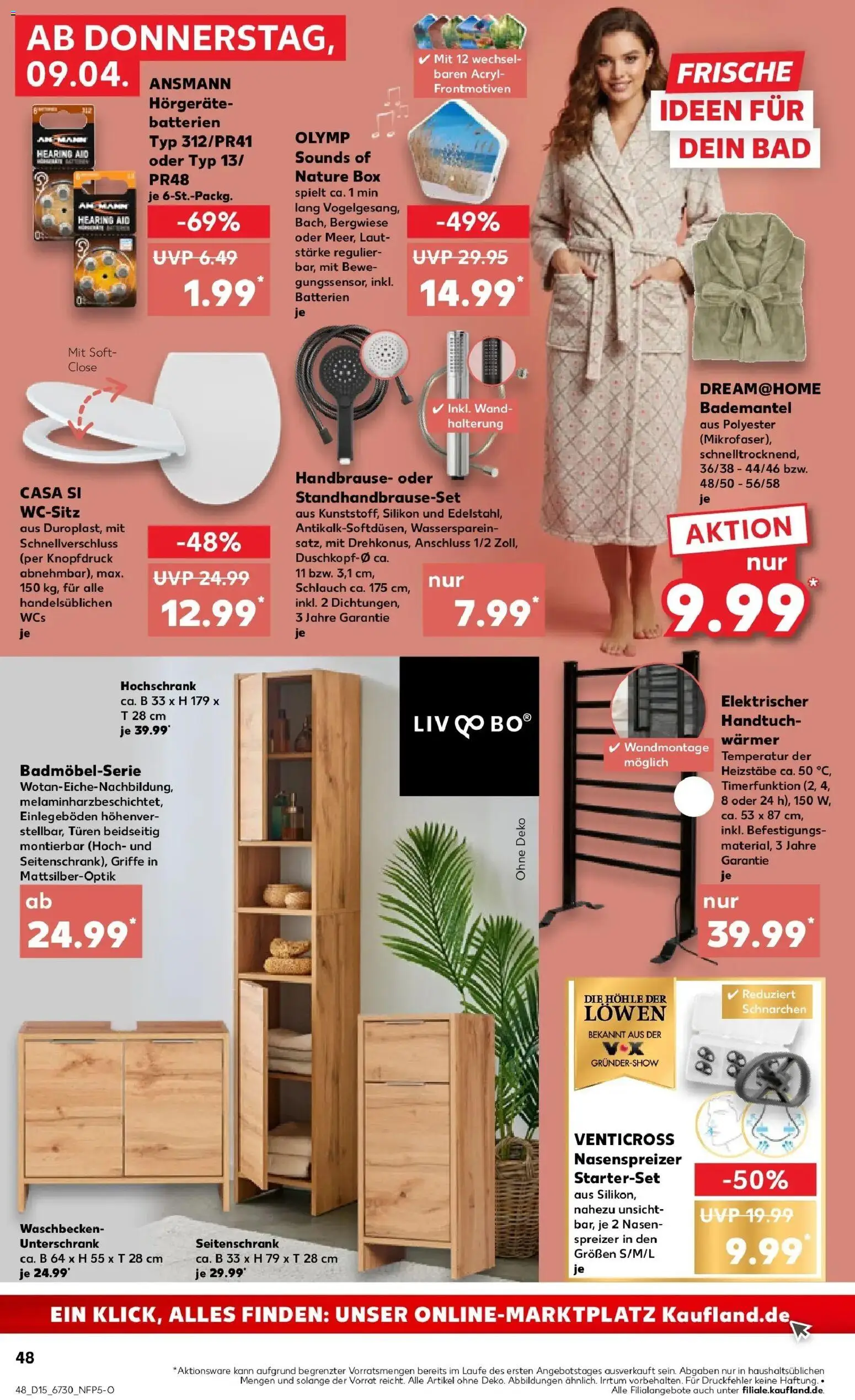 Kaufland Prospekt Delitzsch	 – gültig ab 07.04.2026 | Seite: 60 | Produkte: Batterien, Waschbecken, Bad, Hochschrank