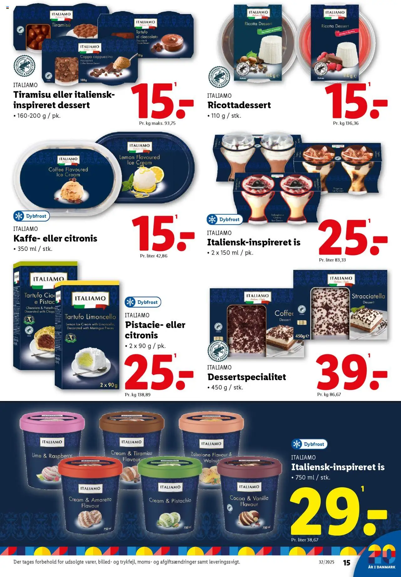 Lidl Tilbudsavis gyldig fra 03.08.2025 | Side: 15 | Produkter: Kaffe, Lime, Is, Cherry
