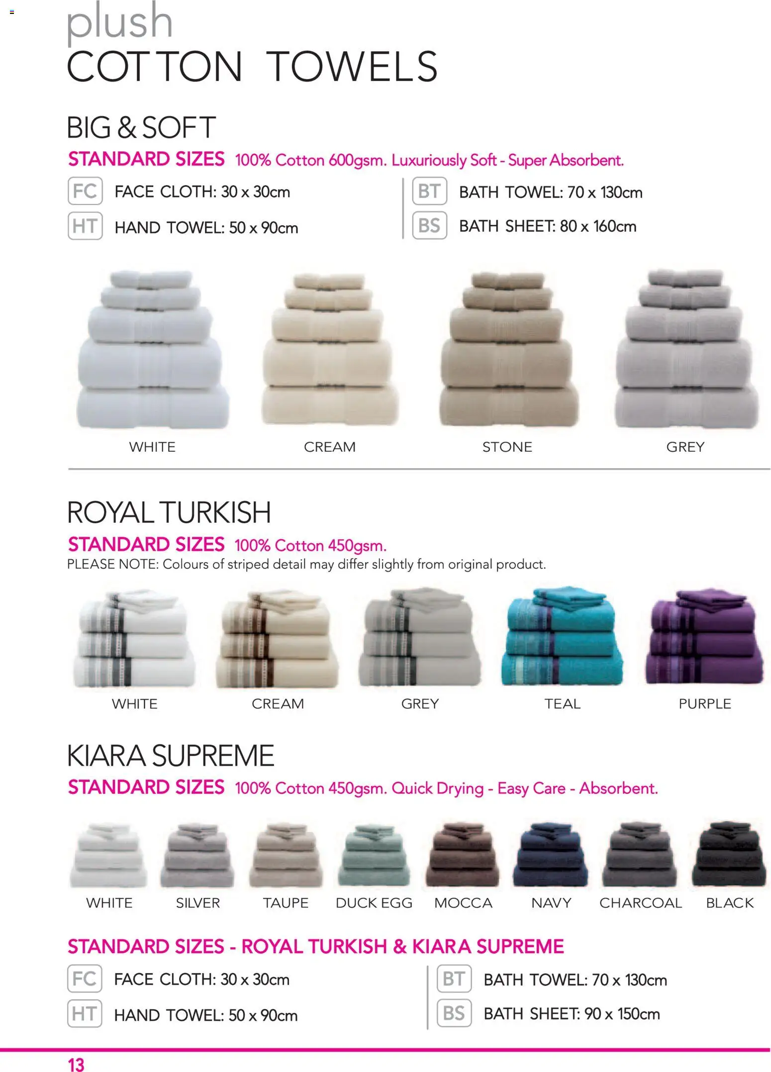 New Schulman's Home catalogue – valid from 17.11.2025 | Page: 14 | Products: Bath sheet, Bath, Towel, Cream