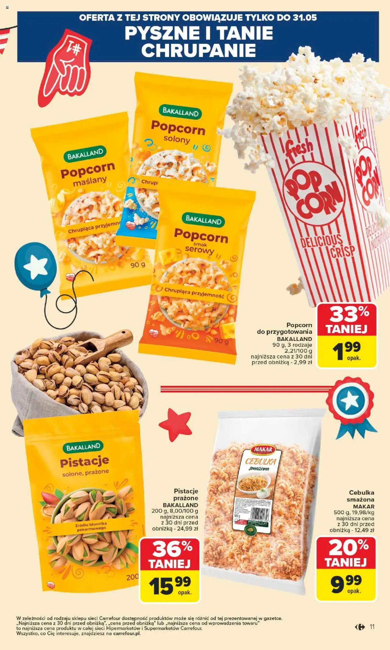 Carrefour Gazetka - Kuchnia amerykańska od 26.05.2025 | Strona: 11 | Produkty: Popcorn
