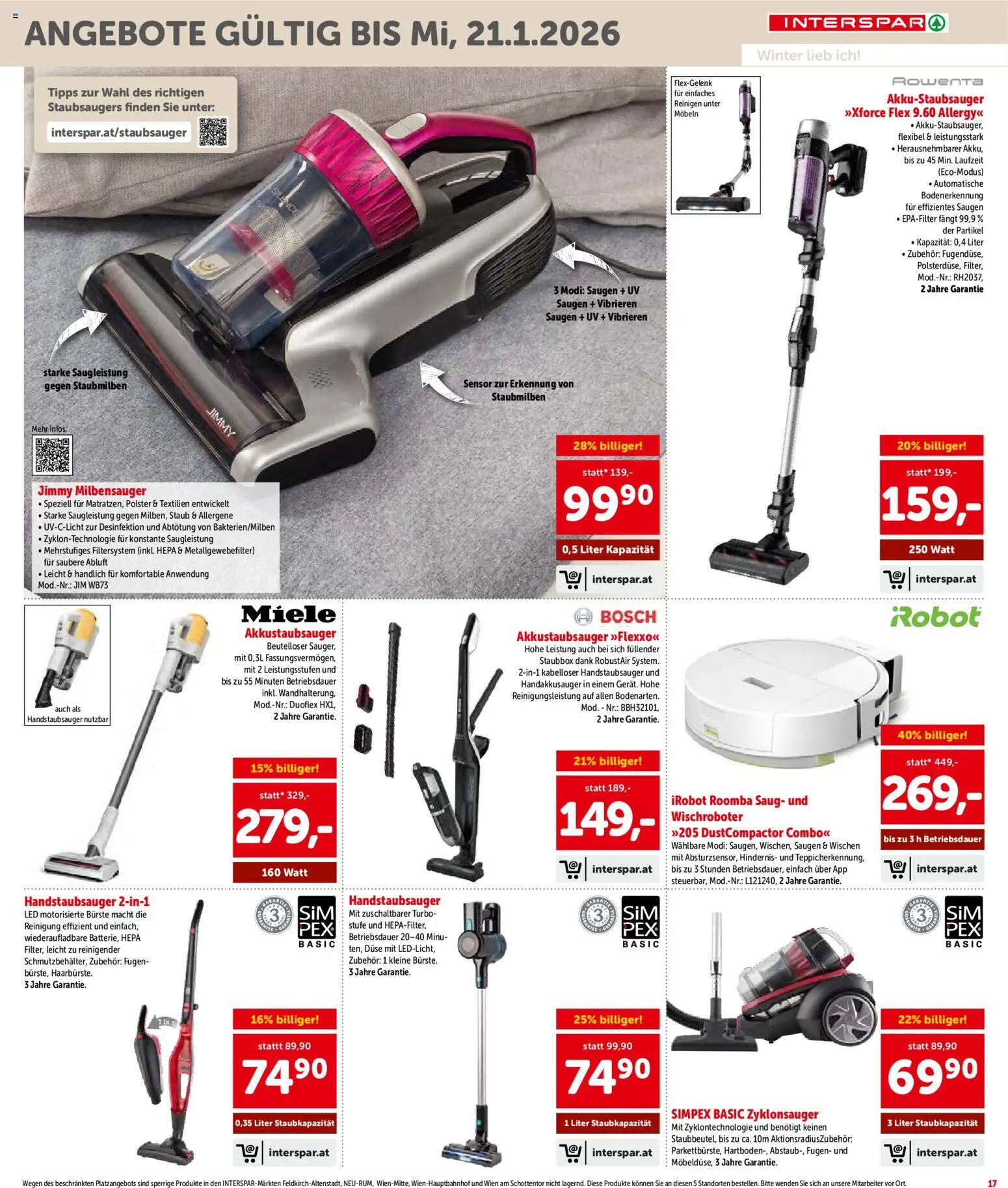 Interspar Flugblatt - Oberösterreich gültig ab 02.01.2026 | Seite: 17 | Produkte: Bürste