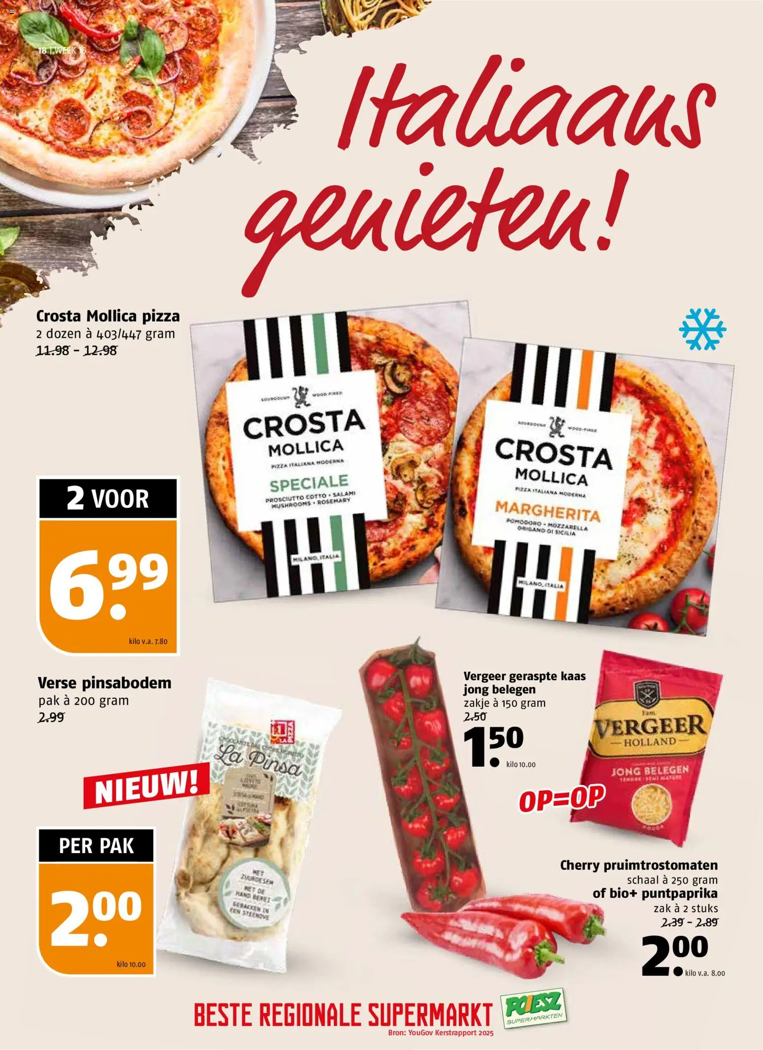 {H1} | Pagina: 18 | Producten: Schaal, Zak, Mozzarella, La