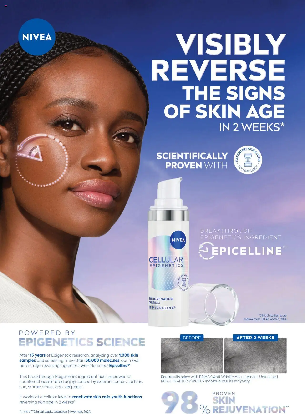 New Clicks catalogue – valid from 01.10.2025 | Page: 3 | Products: Serum, Tent, Clock