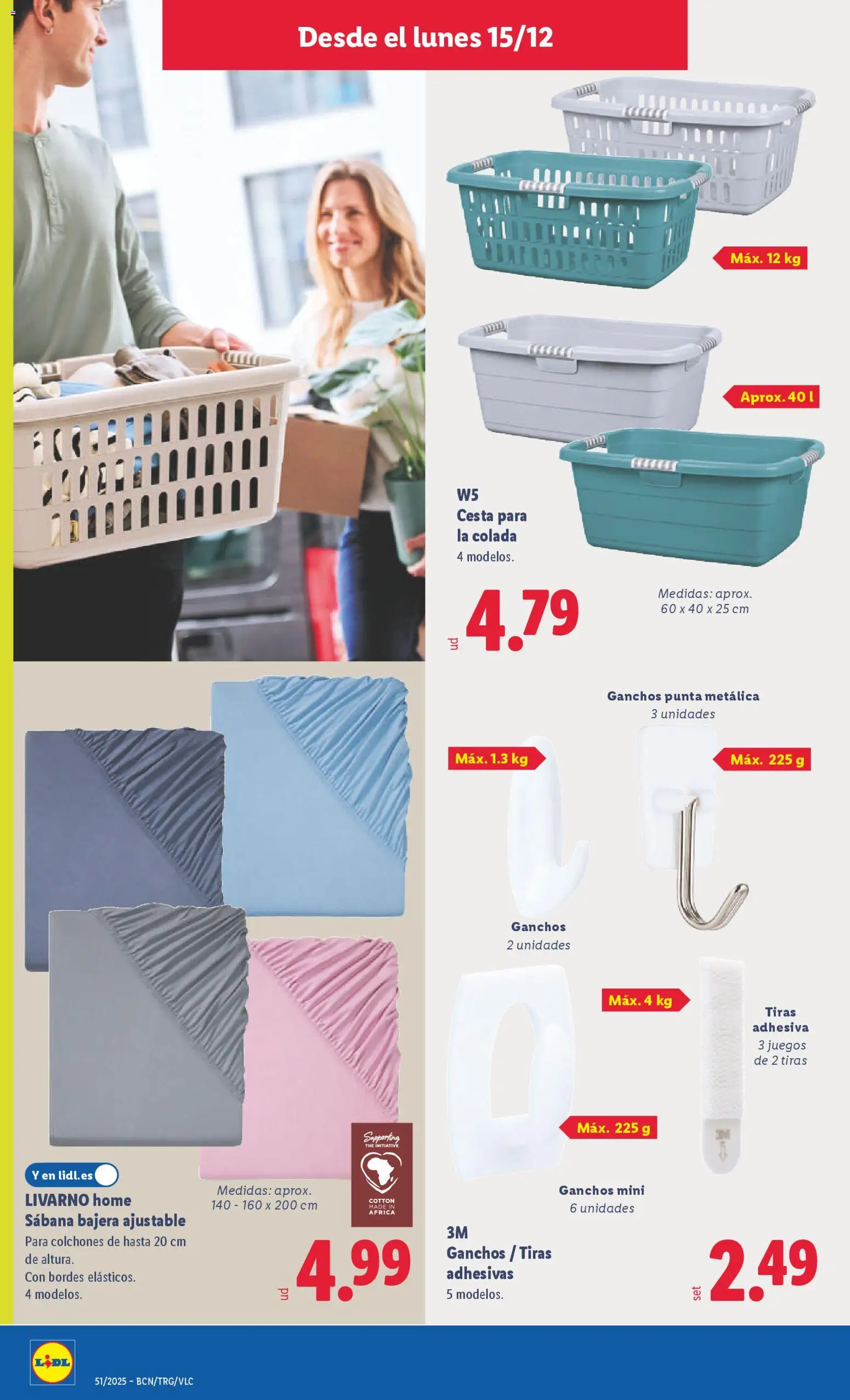 Lidl folleto de bazar │ válido desde el 15.12.2025 | Página: 16 | Productos: Cesta