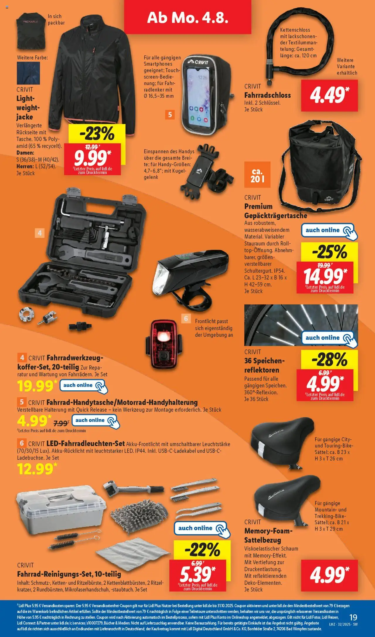 Lidl Prospekt Dornstetten - gültig ab dem 04.08.2025 | Seite: 29 | Produkte: Bad, Smartphones, Jacke