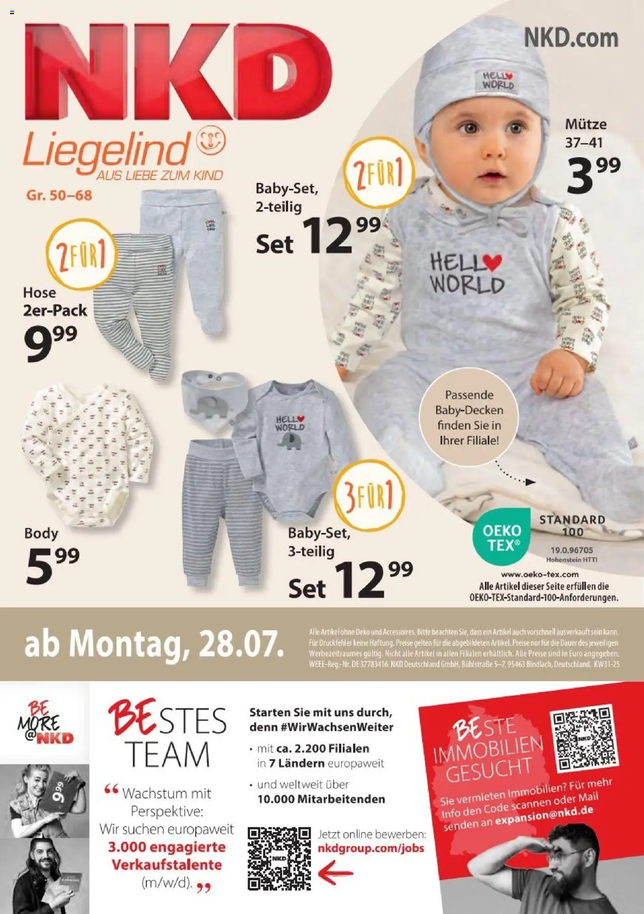 NKD Prospekt aktuell gültig ab 28.07.2025 | Seite: 6 | Produkte: Hose