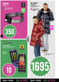 Forhåndsvisning av Sport Outlet kundeavis gyldig fra 21.10.2025 | Side: 2 | Produkter: Juice, Boks, Bad, Energidrikk