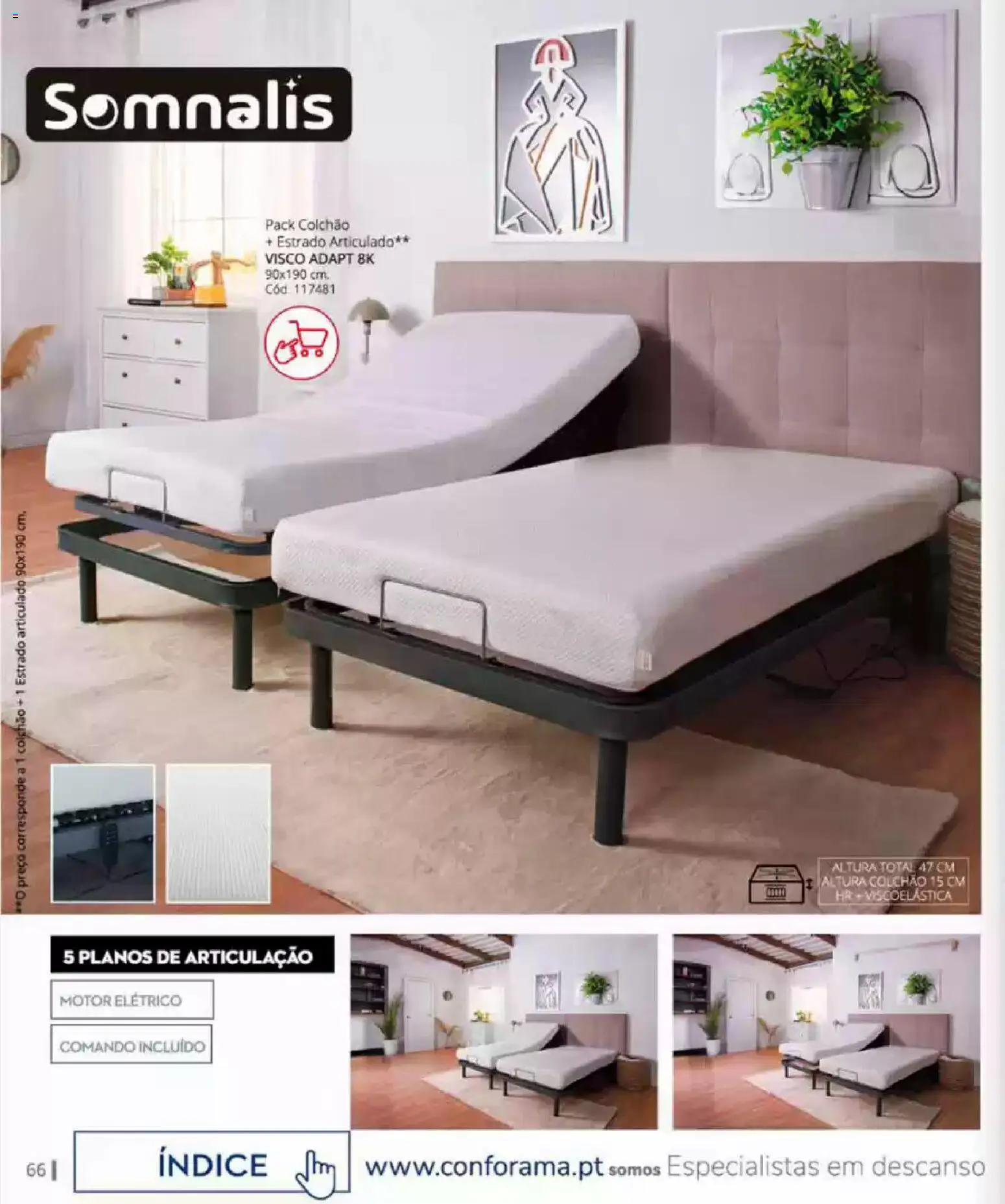 Conforama Camitis │ válido de 05.02.2026 | Página: 66 | Produtos: Colchão