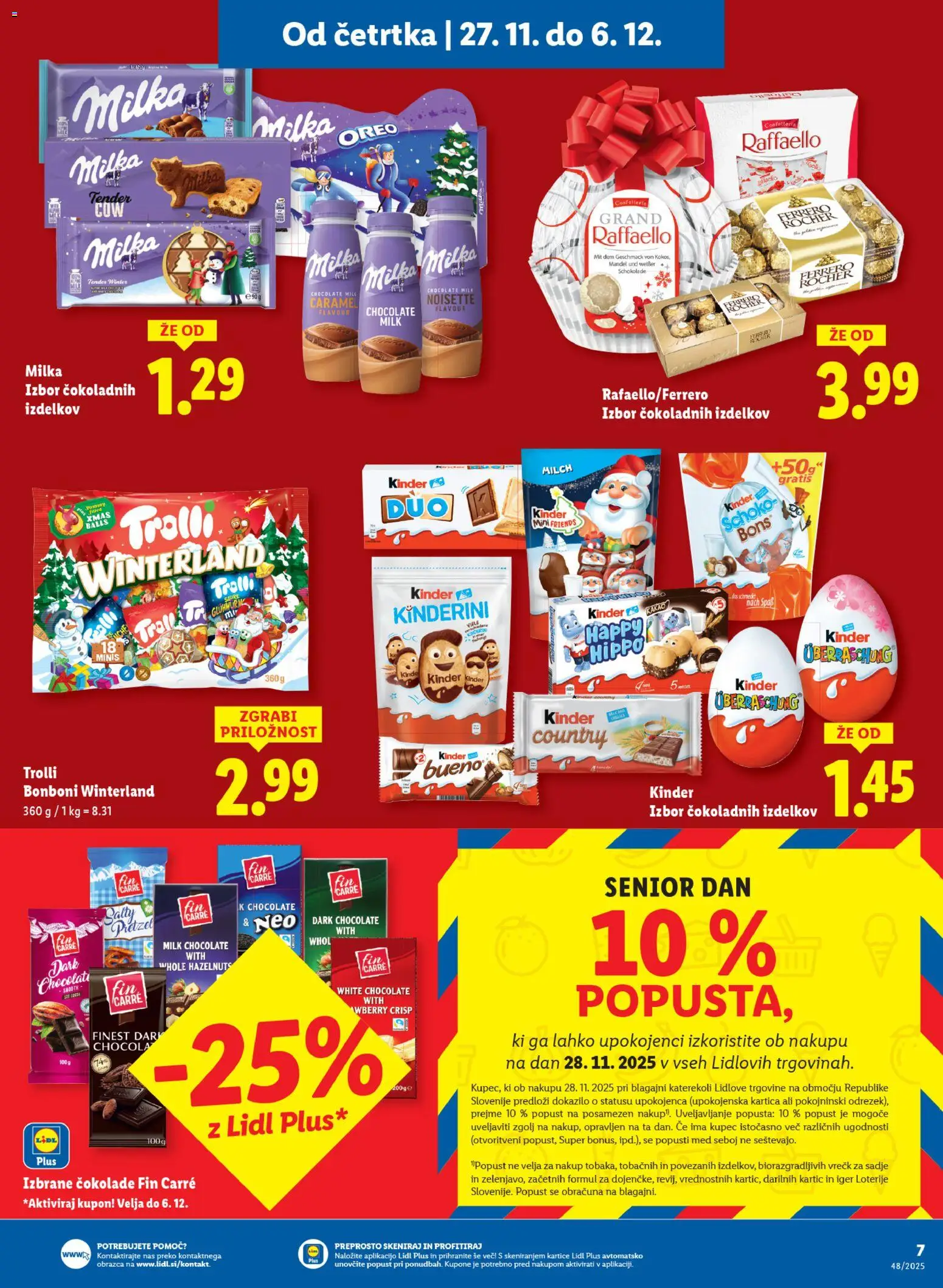Novi Lidl katalog ponudbe – veljaven od 27.11.2025 | Stran: 9 | Izdelki: Bonboni, Sadje