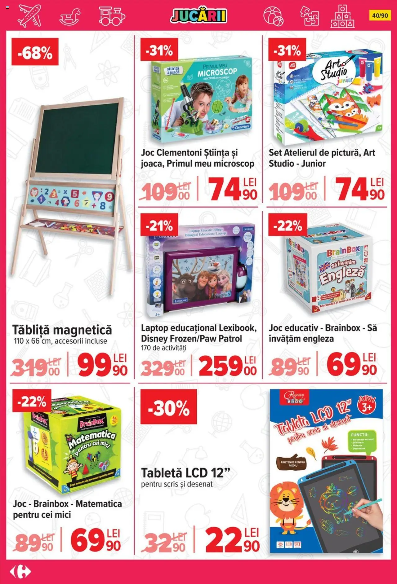 Carrefour catalog - Începe școala – valabil de la 13.08.2025 | Pagină: 41 | Produse: Laptop, Tabletă, Joc, Mici