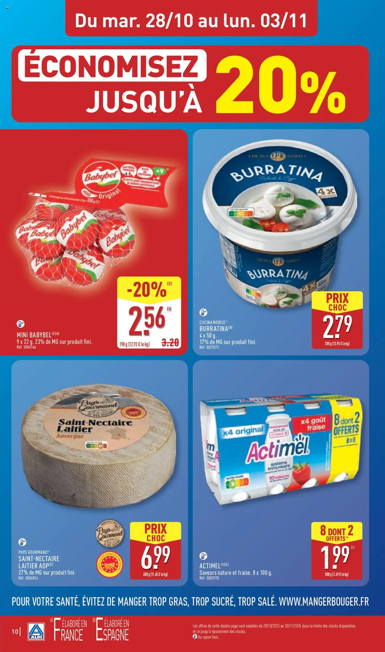 {H1} | Page: 14 | Produits: Fraise, Actimel
