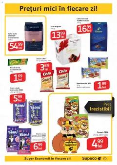 Noul catalog Supeco – valabil de la 18.09.2025 | Pagină: 9 | Produse: Hacıyatmaz Kedi Oyuncağı, Cereale, Biscuiți, Sare