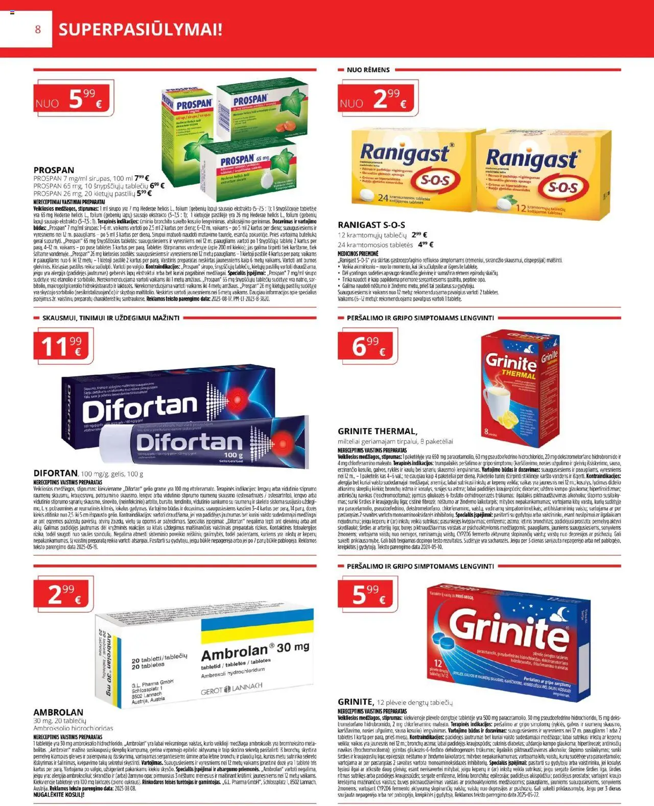 Gintarinė akcijos nuo 01.09.2025 | Puslapis: 8
