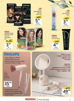 Katalog ljepota i njega Konzum - Pregled kataloga iz trgovine Konzum, vrijedi od 03.02.2026 | Stranica: 11