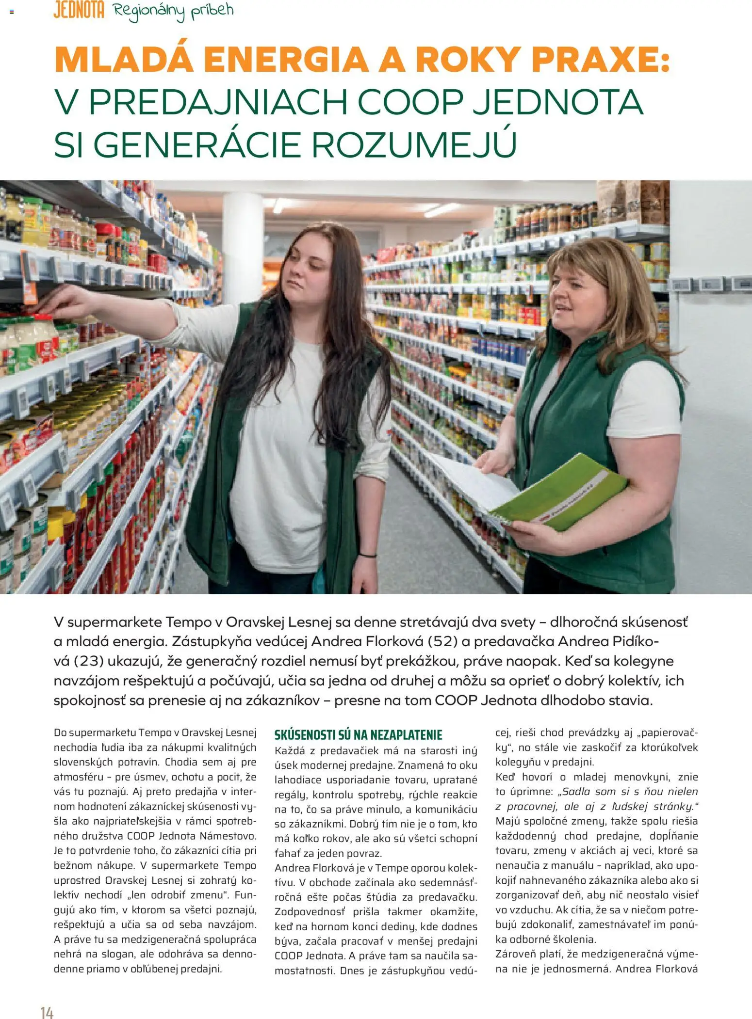 Nové COOP Jednota akcie – leták je platný od 01.03.2026 | Strana: 14