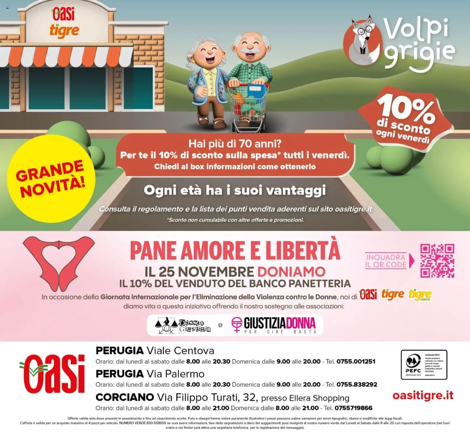 Volantino Oasi del 21.11.2025 | Pagina: 24 | Prodotti: Pane, Tè