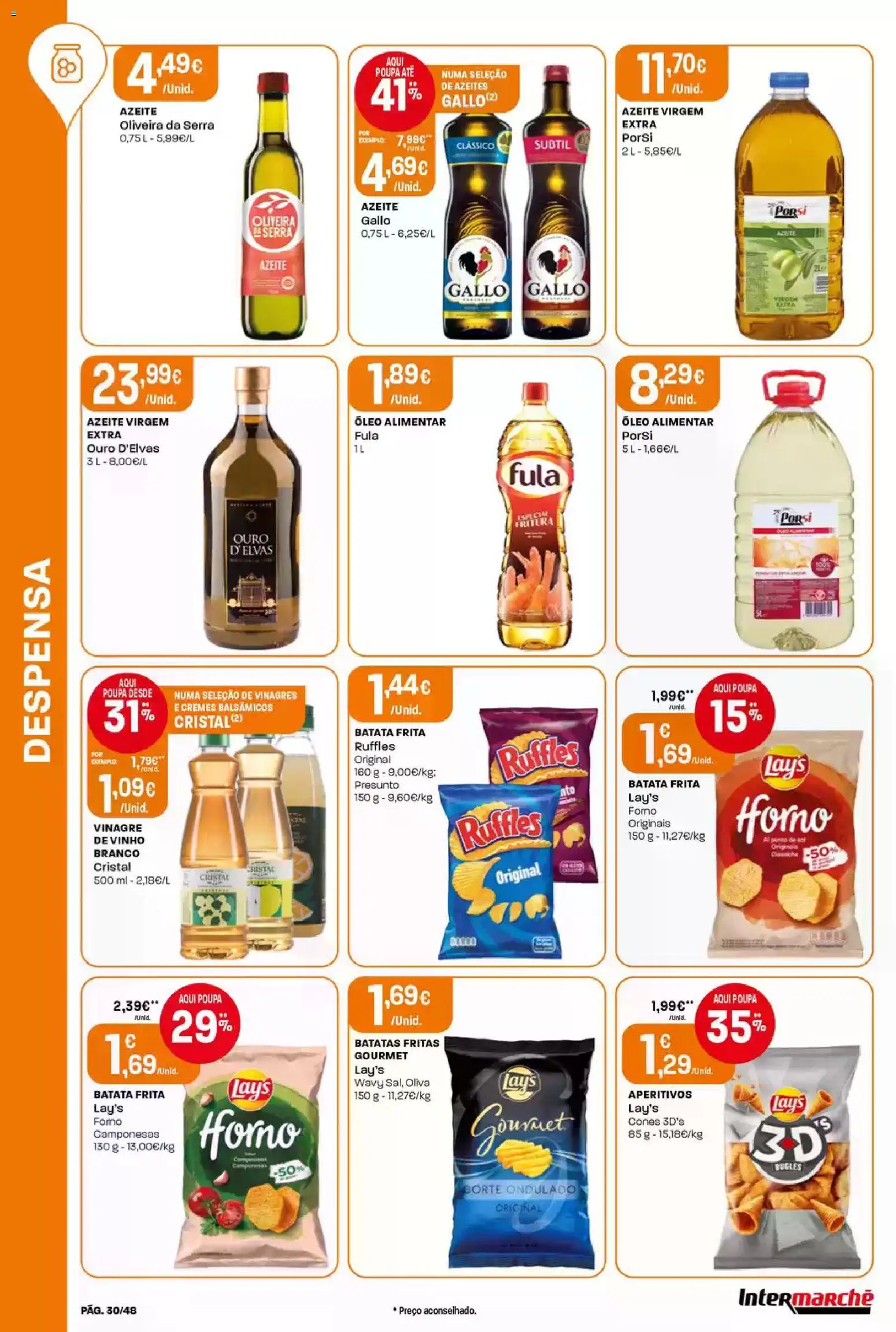 Intermarché folheto │ válido de 12.02.2026 | Página: 30 | Produtos: Batata, Batata frita, Óleo, Batatas fritas