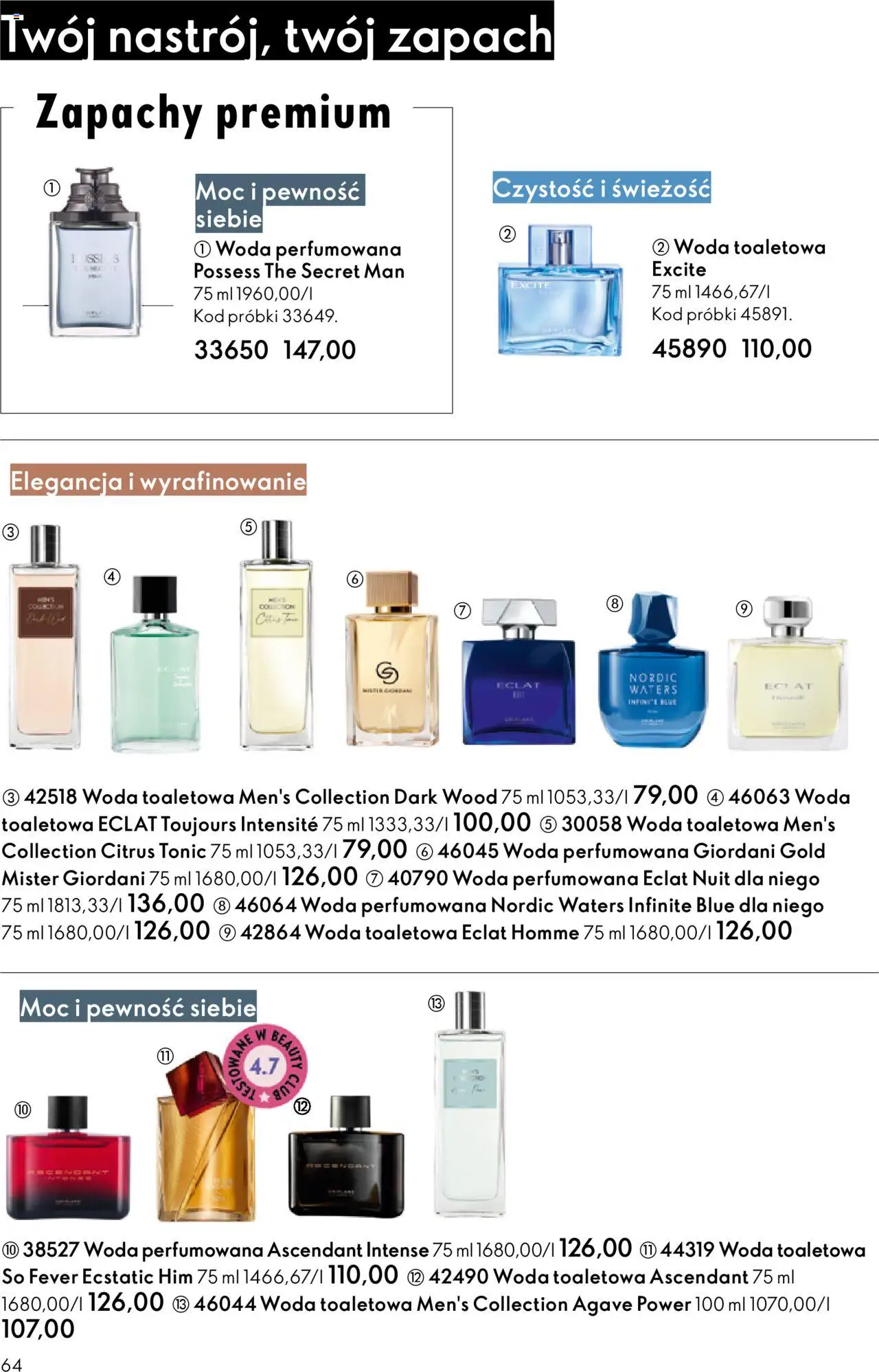 Oriflame Black Friday od 12.11.2025 | Strona: 64 | Produkty: Zapach, Woda toaletowa, Woda