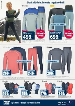 Forhåndsvisning av Sport 1 kundeavis gyldig fra 12.10.2025 | Side: 19 | Produkter: Суміш дитяча, Вермішель, Strikk