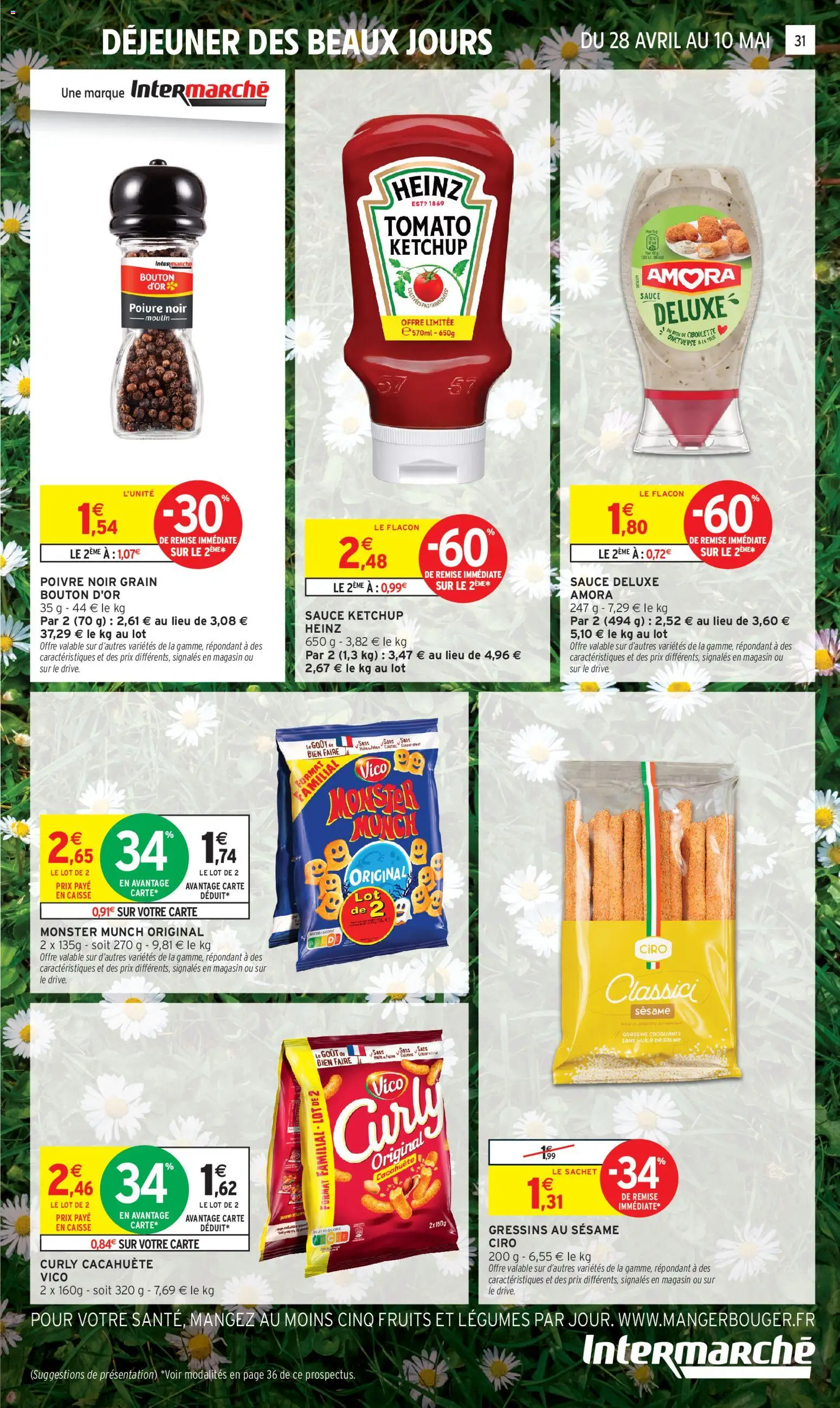 {H1} | Page: 23 | Produits: Cacahuète, Poivre, Huile, Ketchup