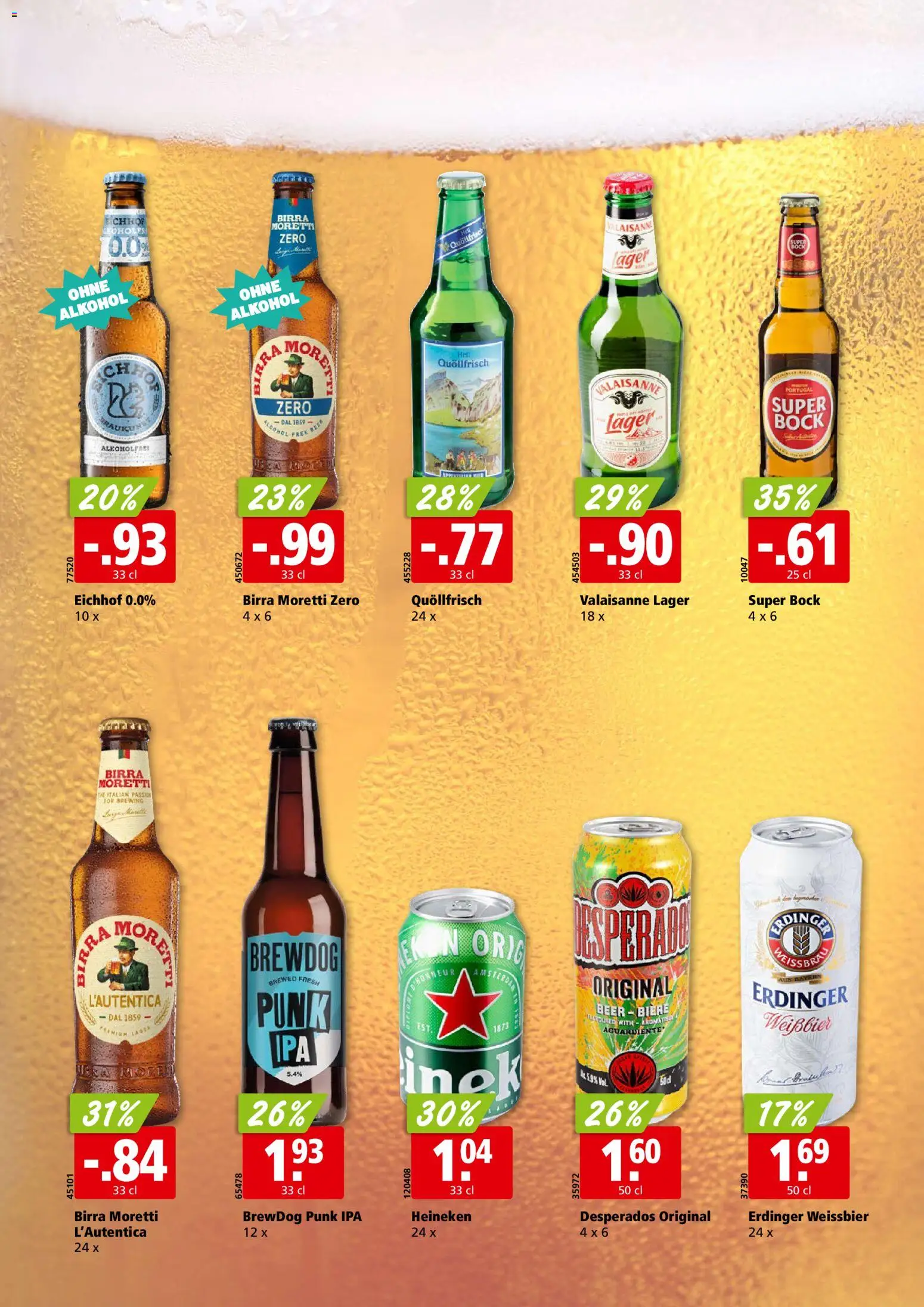 Aligro aktionen Chavannes, Matran, Genf, Sitten – gültig ab 23.03.2026 | Seite: 32 | Produkte: Weißbier