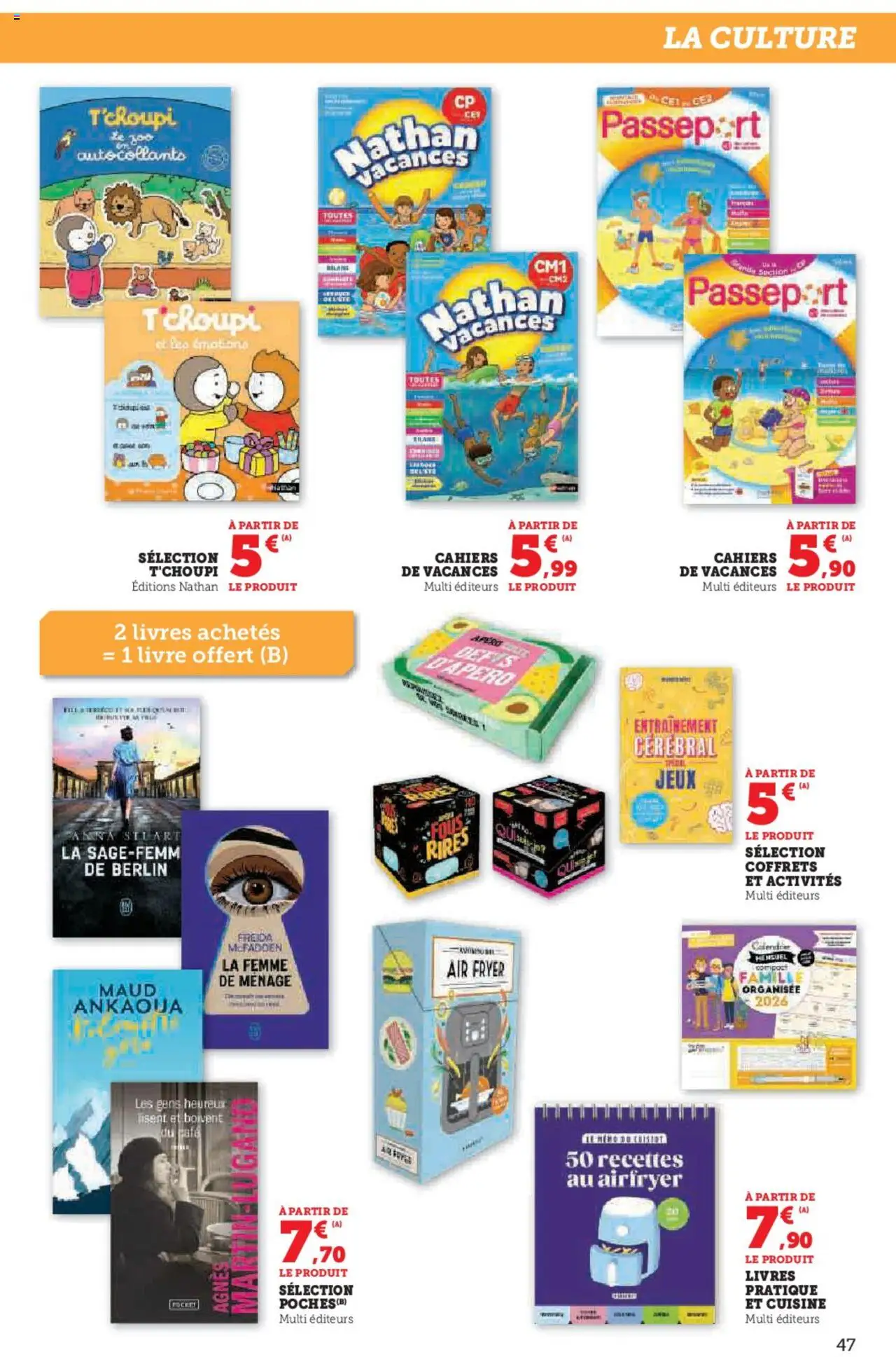  | Page: 47 | Produits: Autocollants, Calendrier, Jeux, Livre