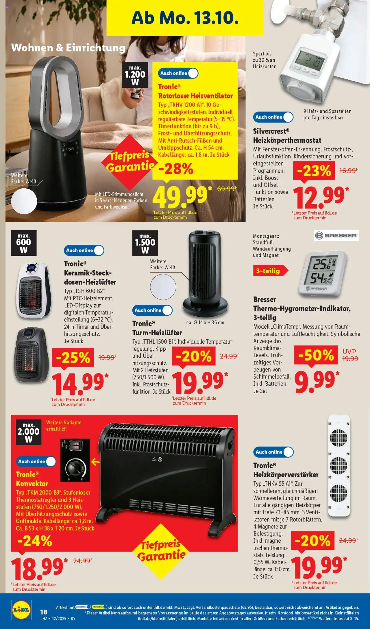 Lidl Prospekt Uffenheim – gültig ab 13.10.2025 | Seite: 36 | Produkte: Kabel, Heizkörper