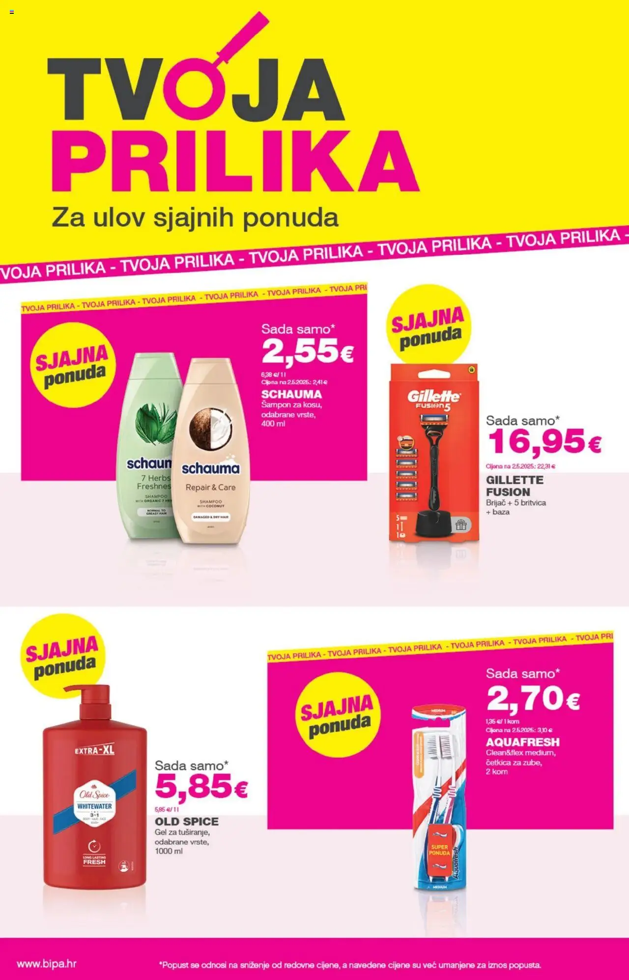 Bipa katalog | vrijedi od 21.08.2025 | Stranica: 14 | Proizvodi: Šampon, Brijač, Old Spice