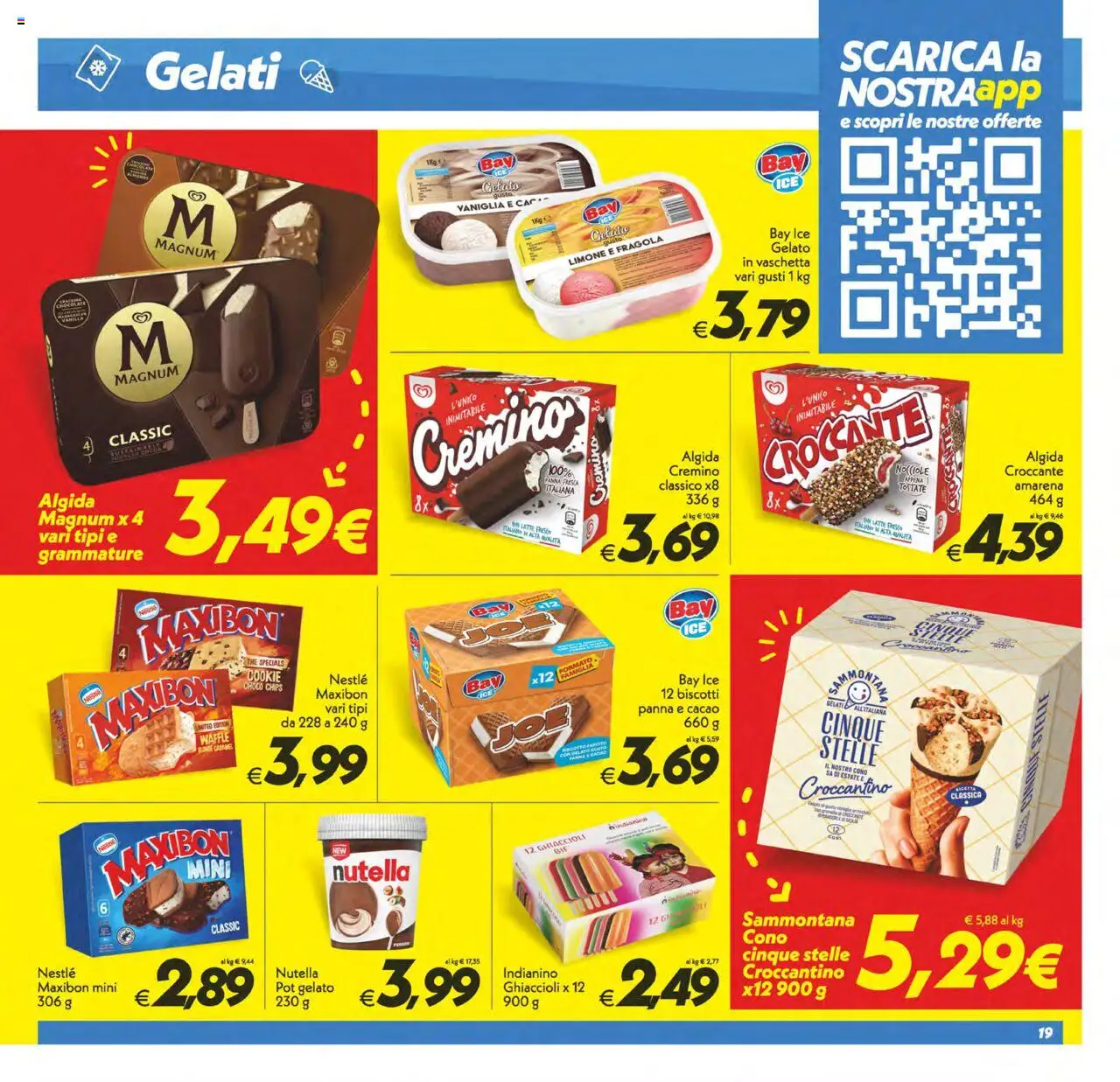 Volantino SuperConveniente del 22.08.2025 | Pagina: 19 | Prodotti: Ghiaccioli, Panna, Gelato, Cacao