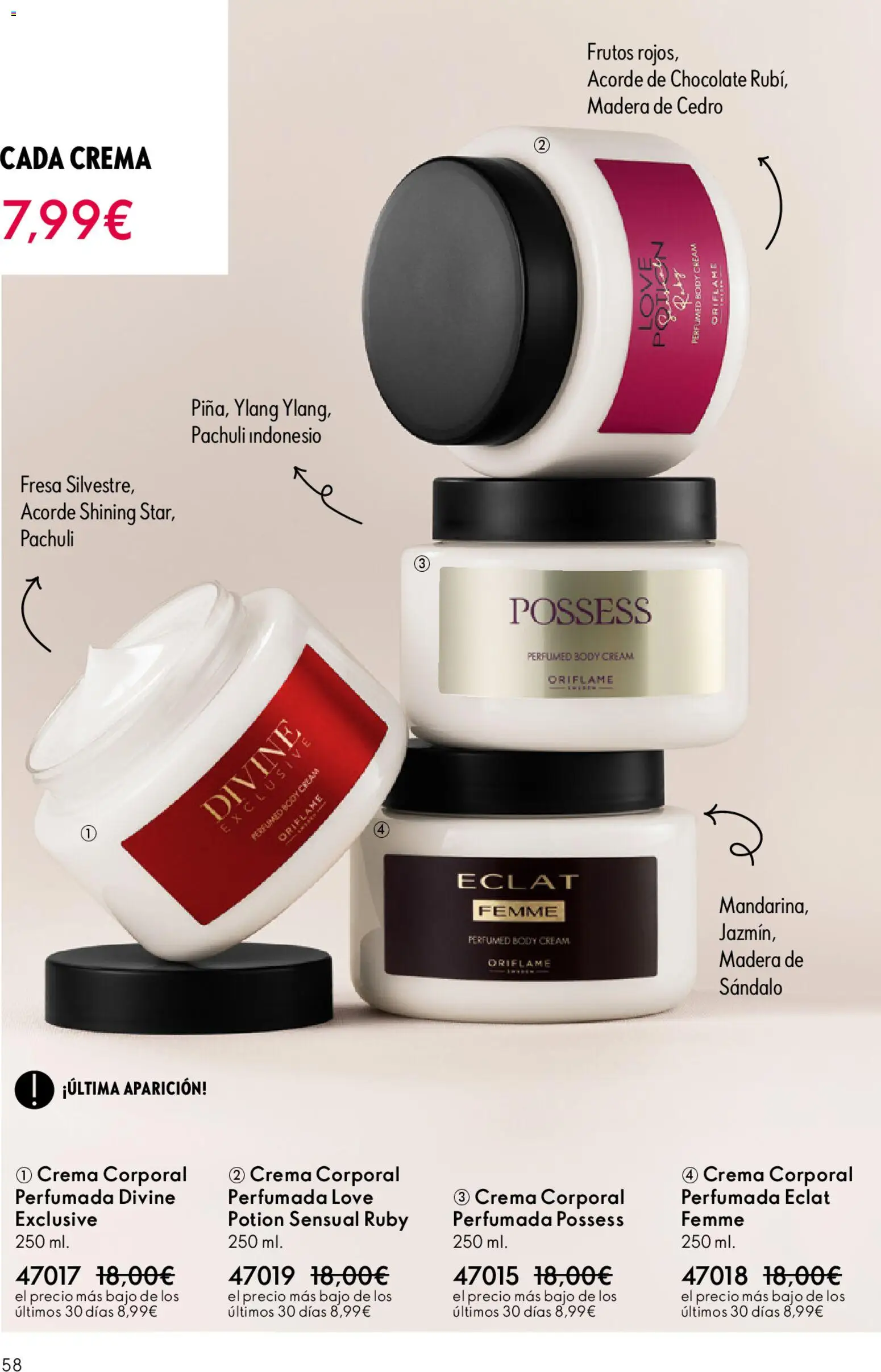 Oriflame - Catálogo Campaña 16 │ válido desde el 19.11.2025 | Página: 58 | Productos: Chocolate, Crema, Body