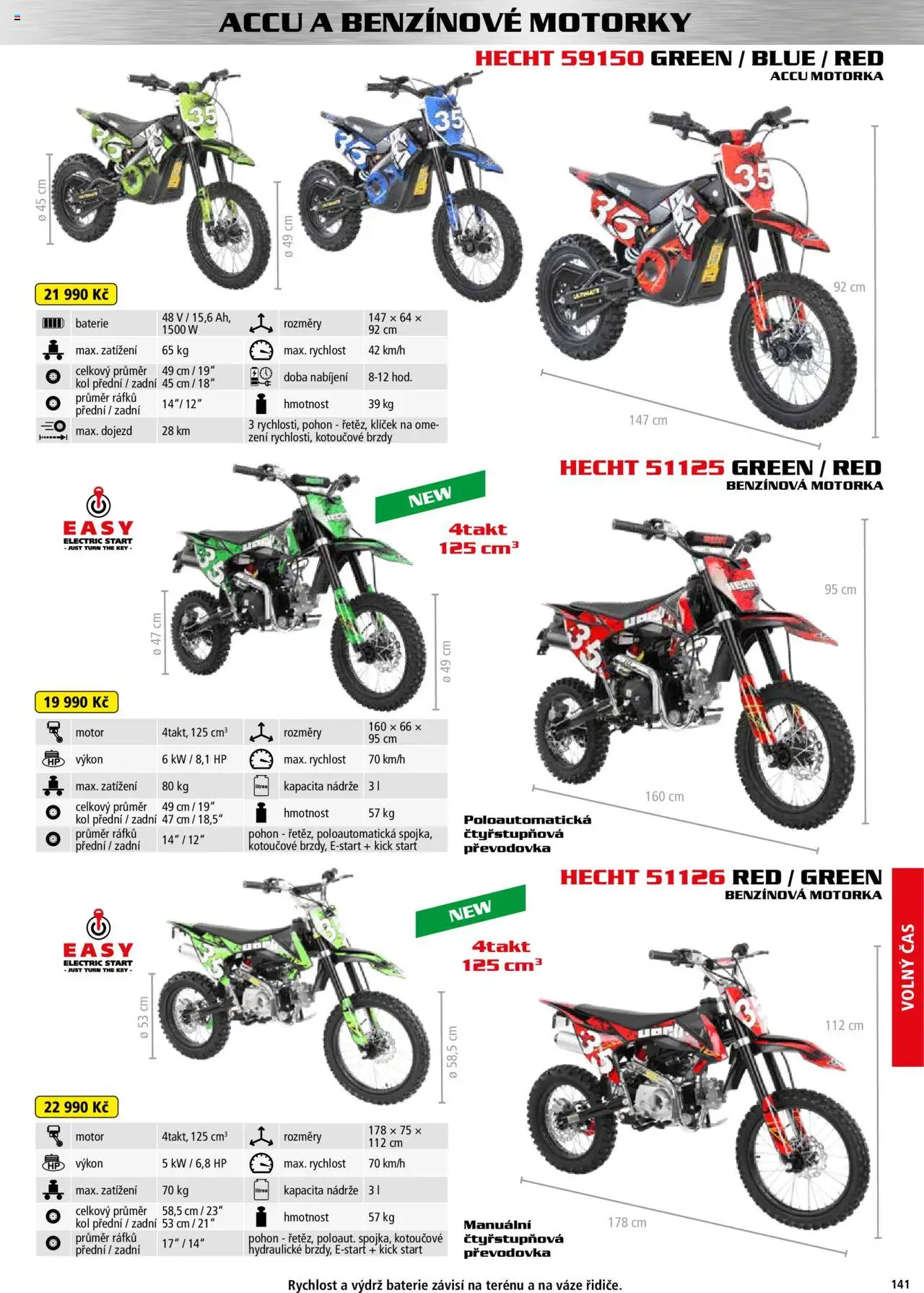 Hecht katalog - Jaro-léto 2025 od 22.04.2025 | Strana: 141 | Produkty: Hecht, Baterie