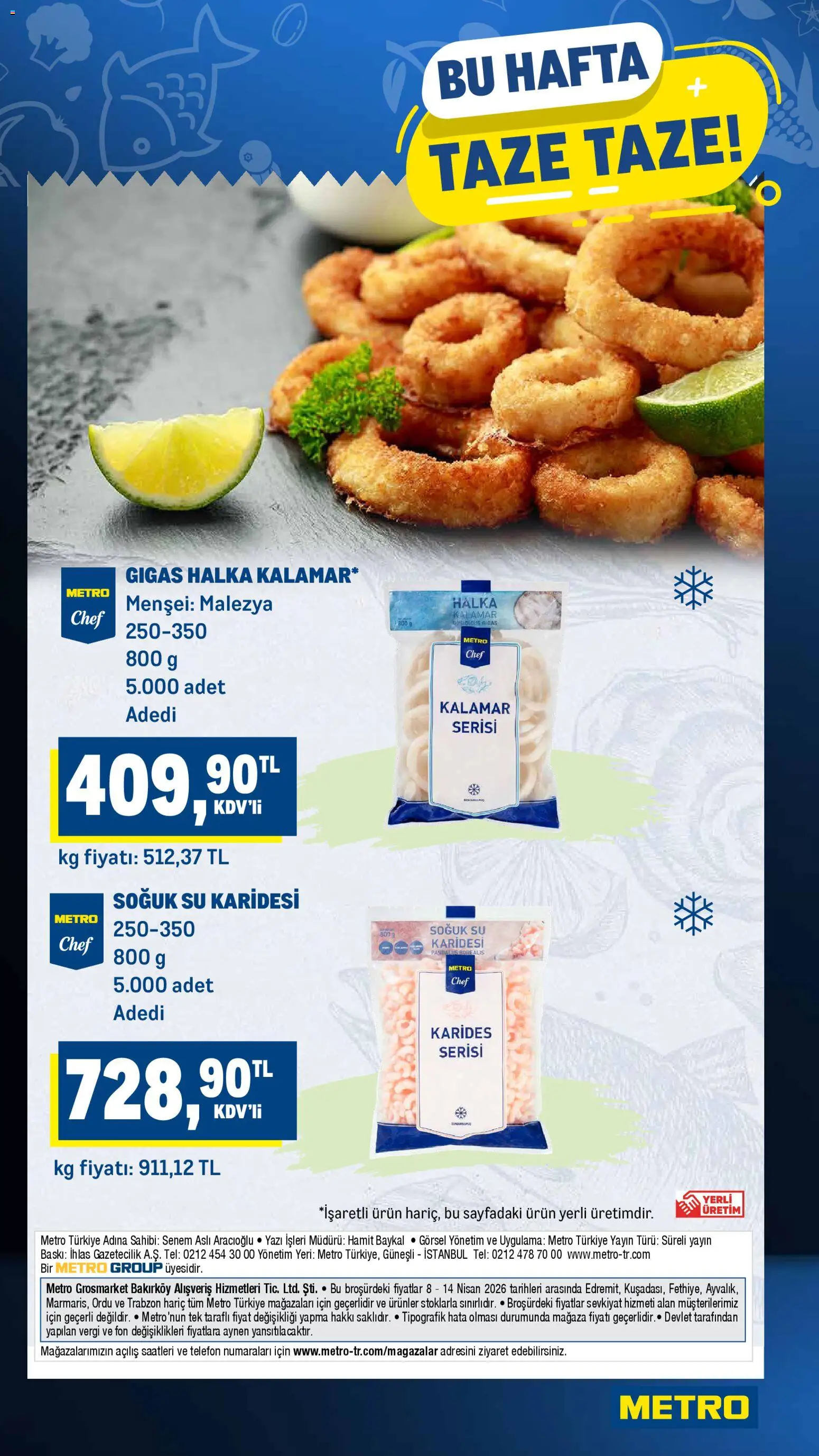 Metro Katalog - 08.04.2026 tarihinden itibaren geçerlidir | Sayfa: 7 | Ürünler: Baskı, Su, Telefon