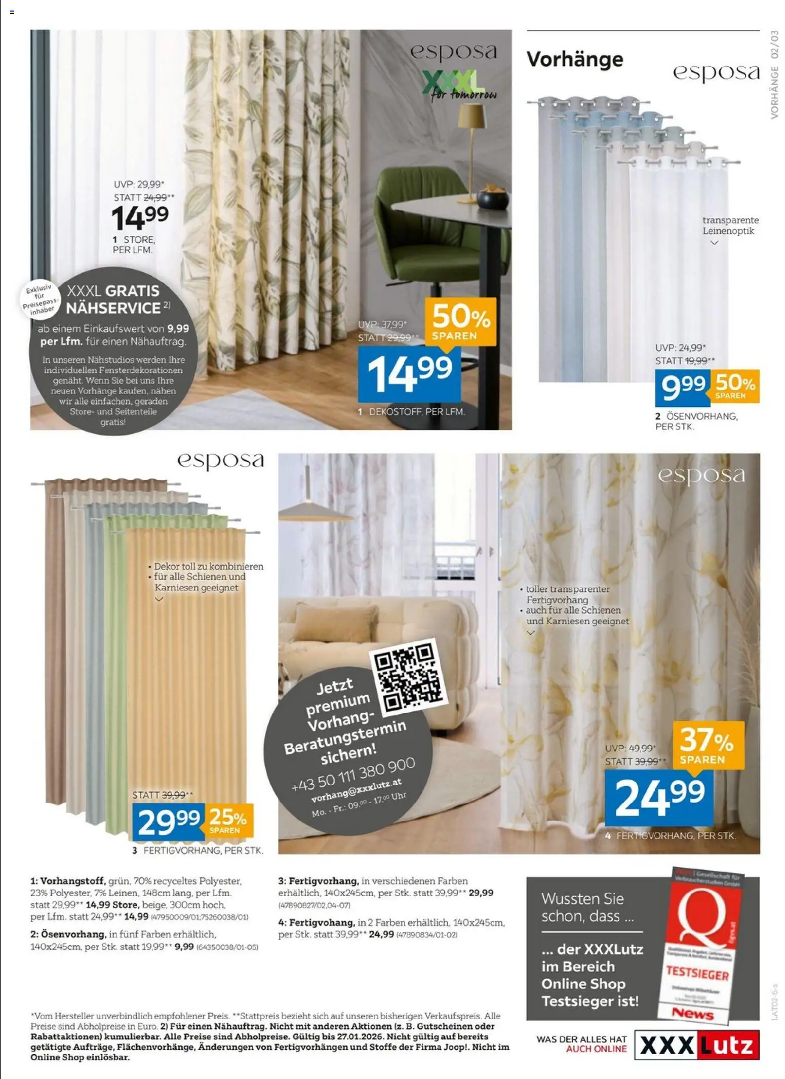 XXXLutz Heimtextilienwochen gültig ab 20.01.2026 | Seite: 3 | Produkte: Uhr