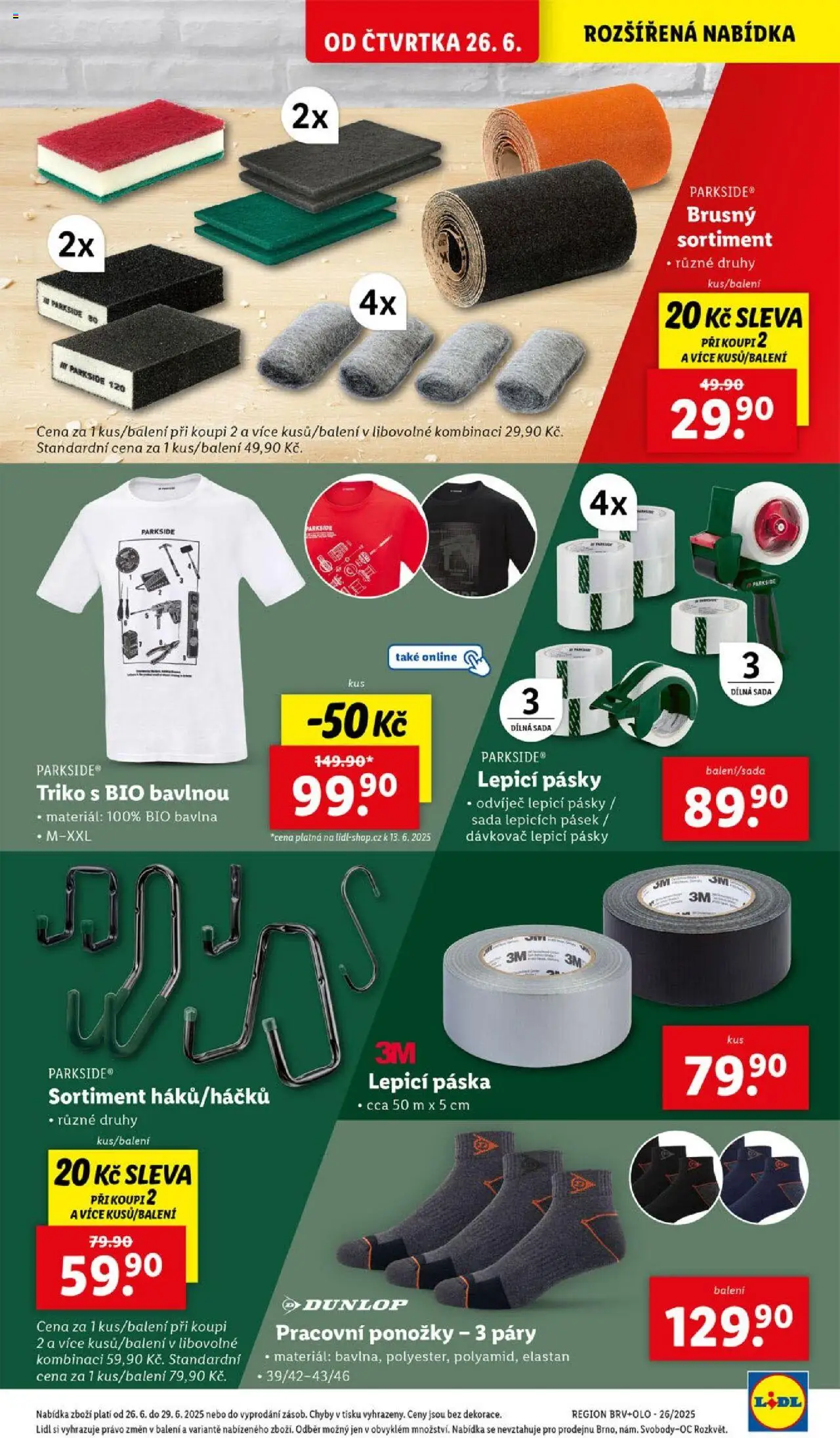 Lidl leták od 26.06.2025 | Strana: 39 | Produkty: Ponožky, Parkside, Dávkovač