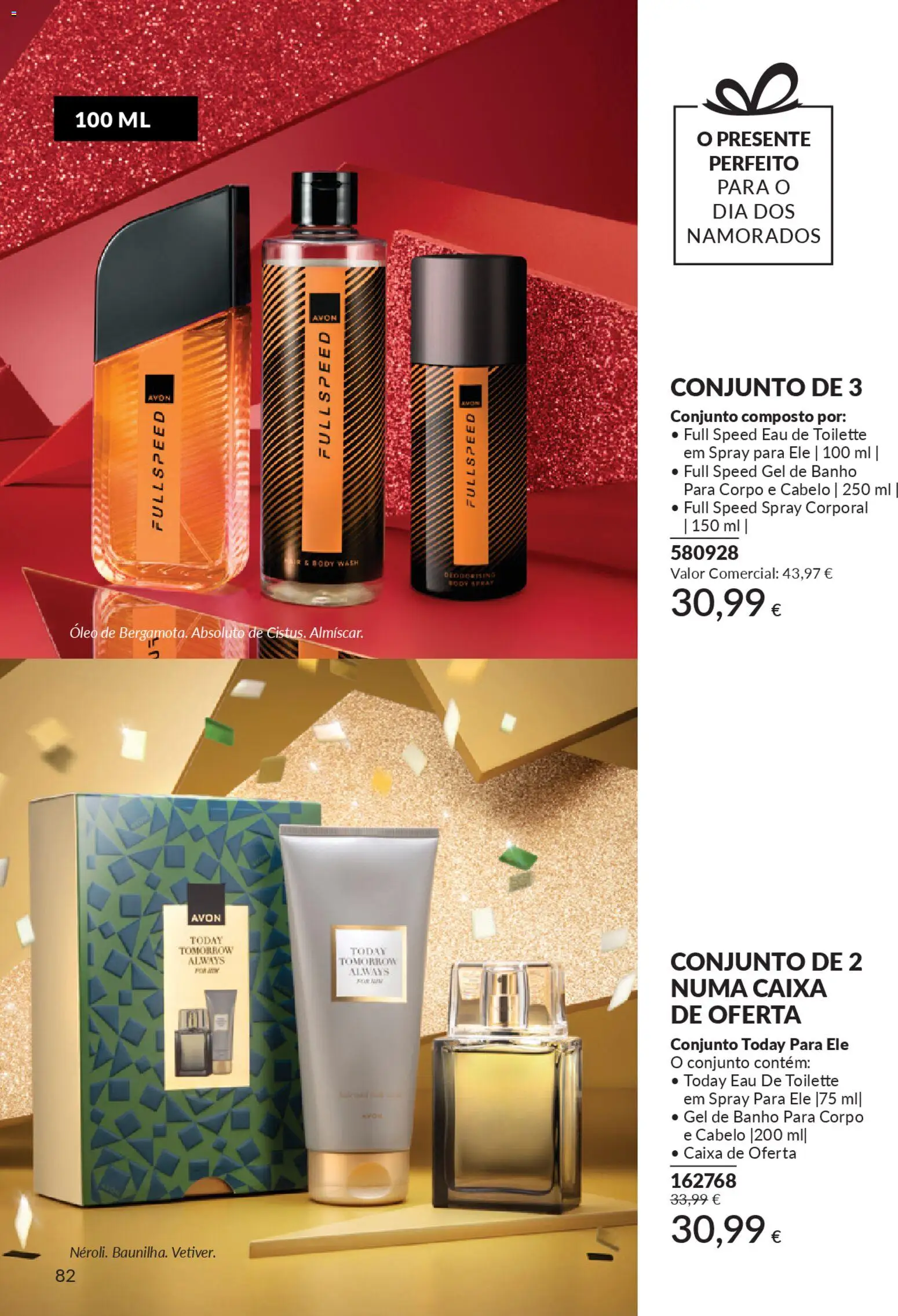 Catálogo Avon Campanha 1 │ válido de 01.01.2026 | Página: 82 | Produtos: Gel de banho, Caixa, Banho, Óleo