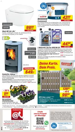 Toom Baumarkt - Prospekt ab 25.10.2025 gültig | Seite: 16 | Produkte: Ventilator, Stiefmutterchen, Kaminofen, Uhr