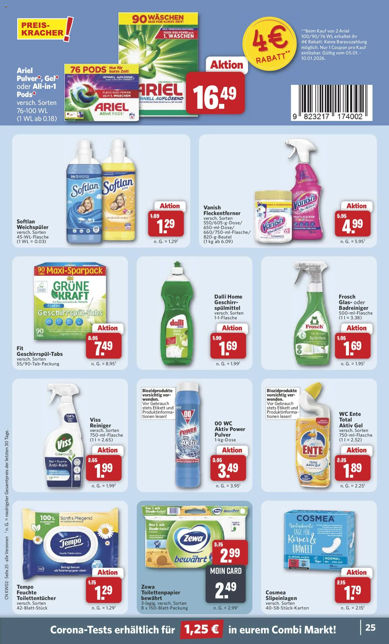 Combi Prospekt 	 – gültig ab 05.01.2026 | Seite: 26 | Produkte: Orchidee, Dusche, Duft, Apple