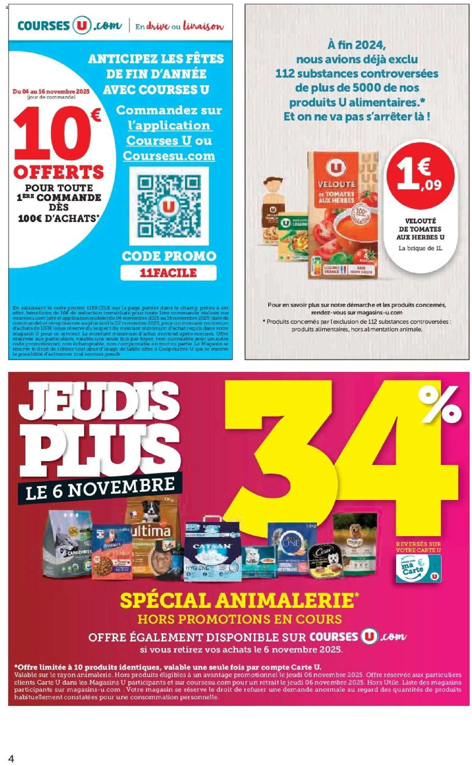 {H1} | Page: 4 | Produits: Panier, Tomates